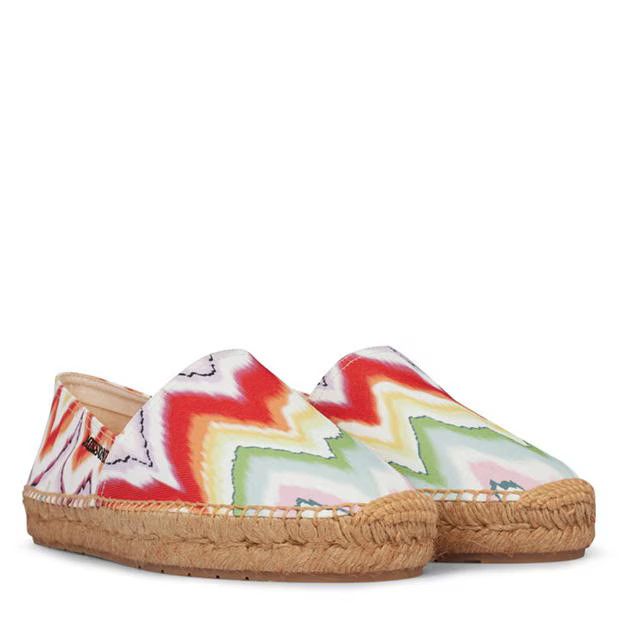 Missoni o1g2r1mq1124 Chevron Espadrilles in Multicolor Size US 7 / IT 37 - 4 Thumbnail