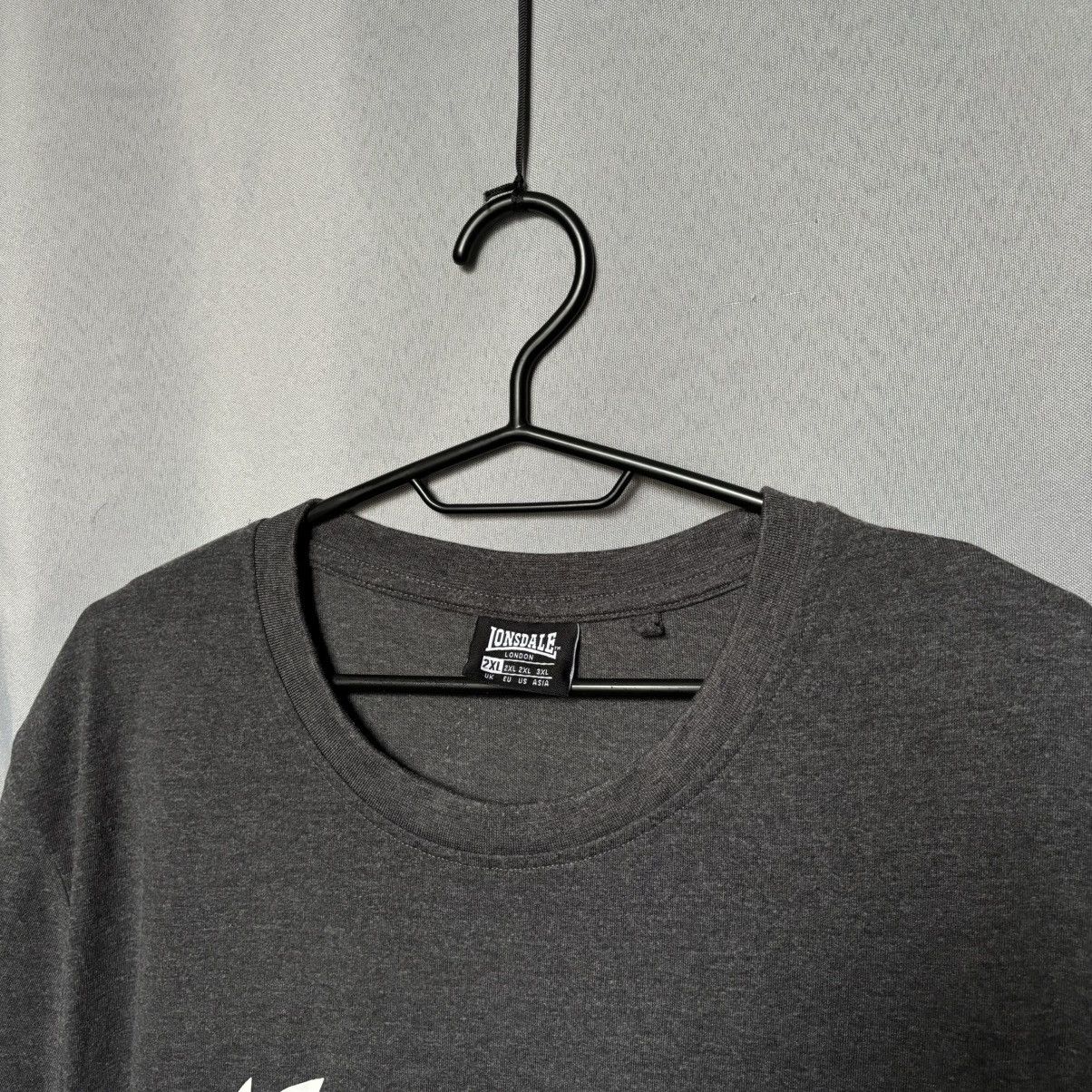 Lonsdale Lonsdale tee t-shirt big logo grey sportswear streetwear Size US XXL / EU 58 / 5 - 3 Thumbnail