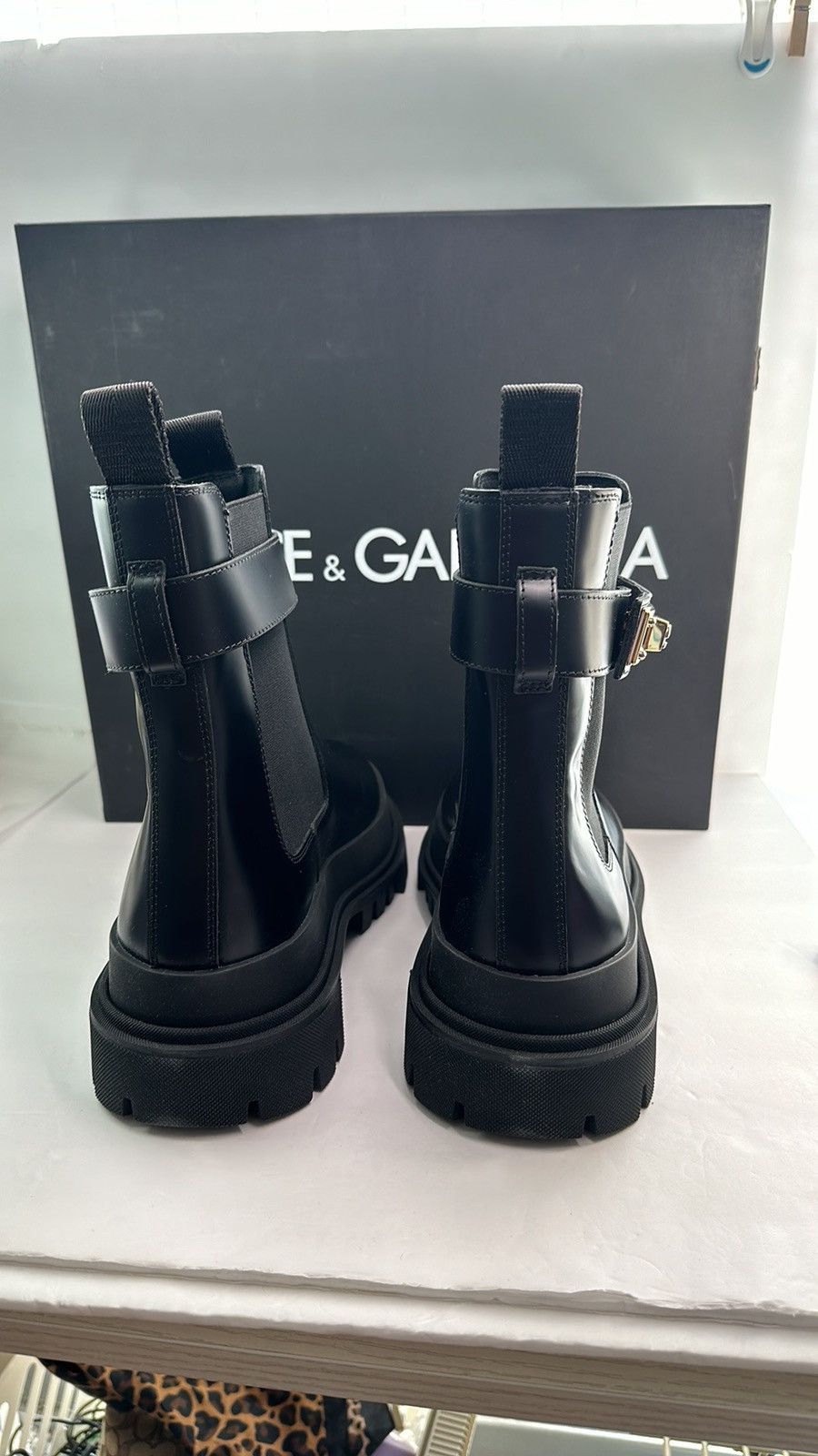 Dolce & Gabbana Dolce&Gabbana Lug Sole Chelsea Boot Women’s Shoes Size US 11 / IT 41 - 11 Thumbnail