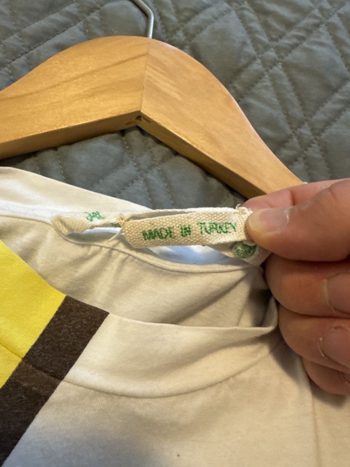 Marni Dance Bunny Logo Tee (Yellow) Size US M / EU 48-50 / 2 - 3 Thumbnail
