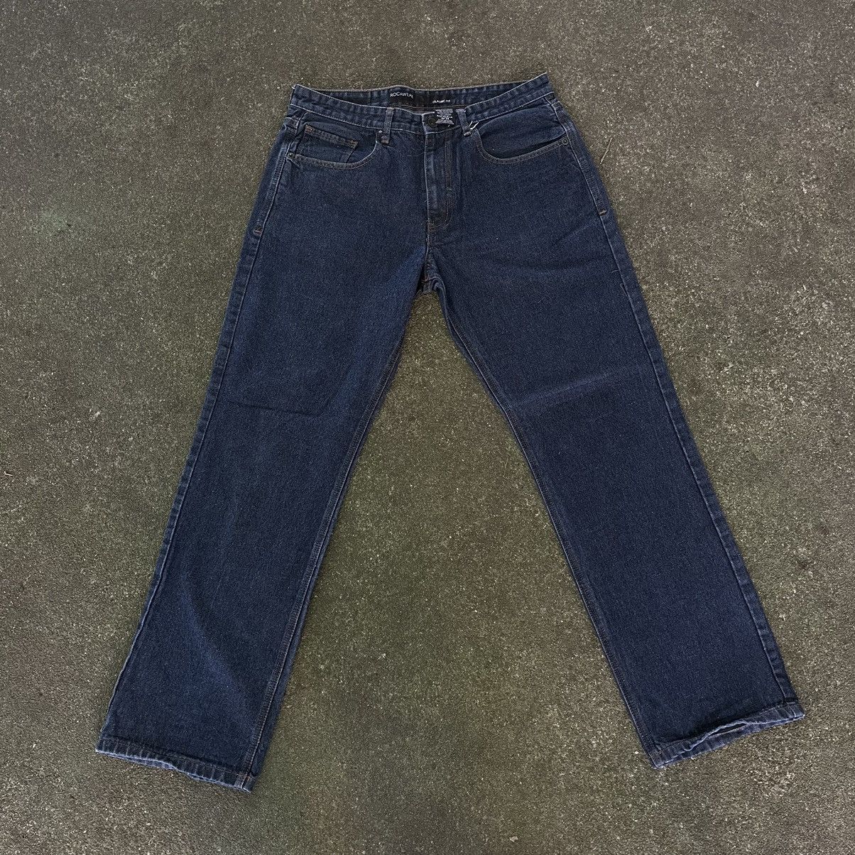 Rocawear × Vintage Navy Blue Rocawear Classic Fit Denim Jeans Size US 34 / EU 50 - 3 Thumbnail