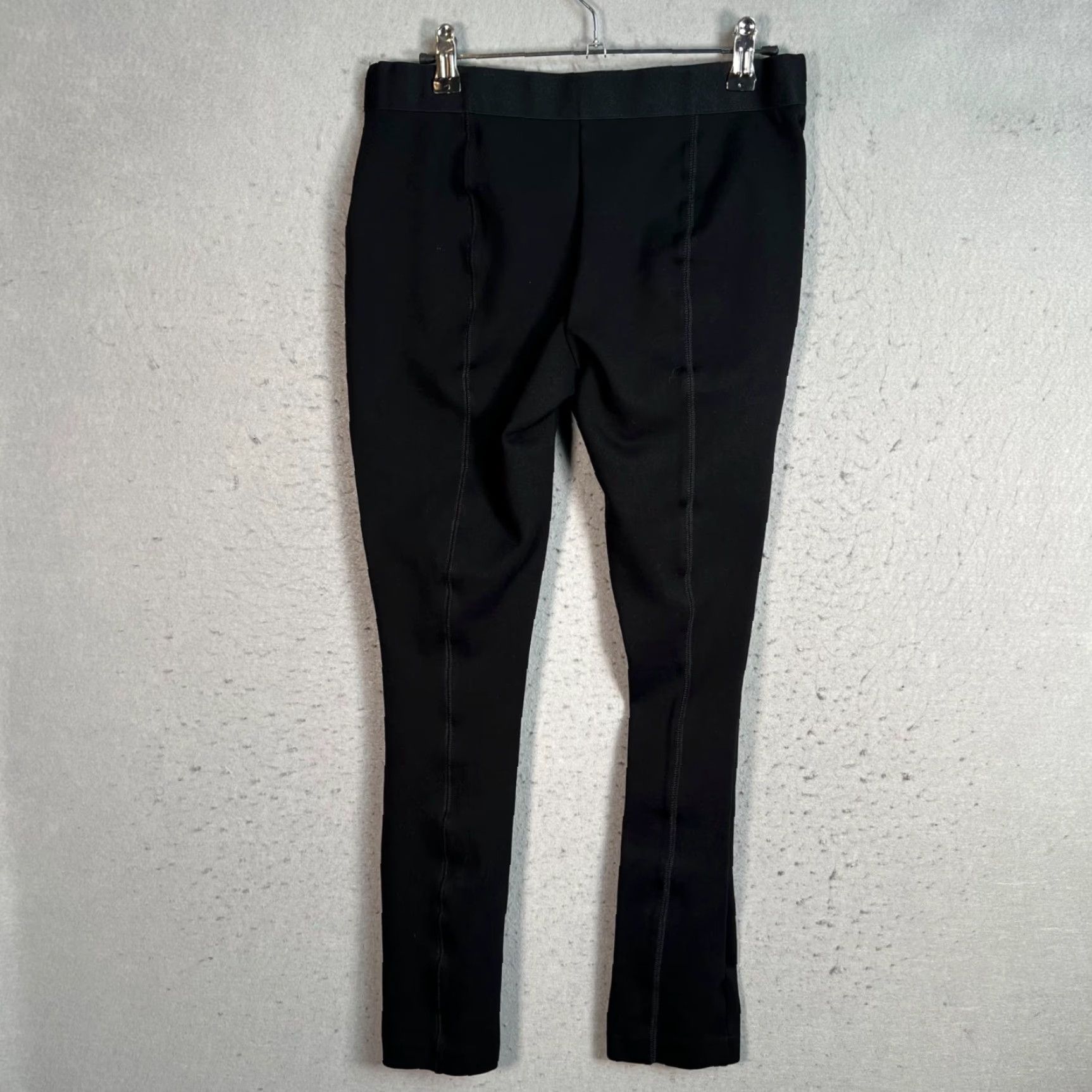 J.Crew J.CREW Pants Womens Size 6 Black Slim Ponte Knit With Zipper Detail Size 28" / US 6 / IT 42 - 2 Thumbnail
