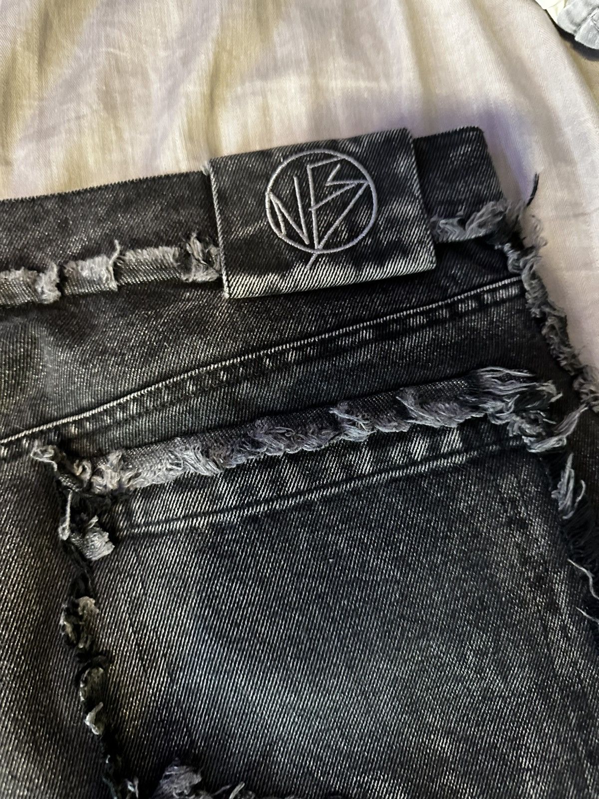 No Faith Studios No Faith Studios Mens Distressed Denim Size US 32 / EU 48 - 6 Thumbnail