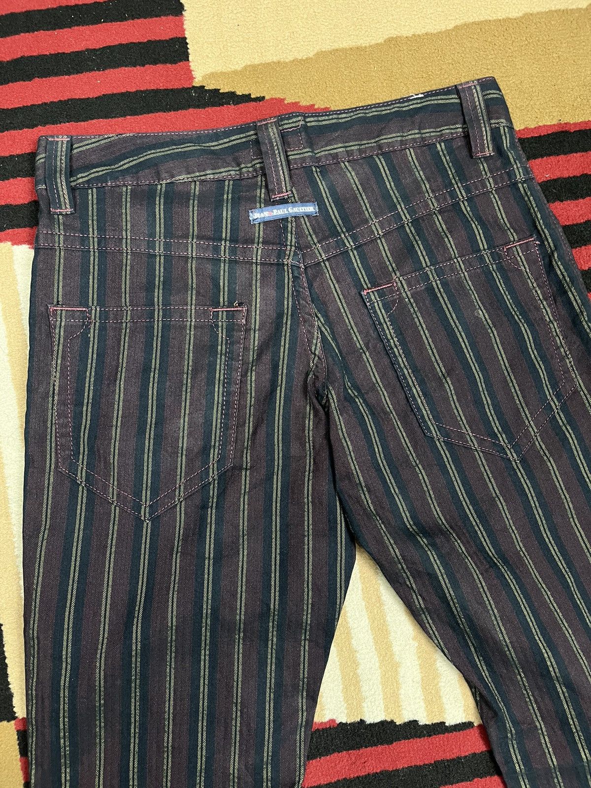 Jean Paul Gaultier Jean’s Paul Gaultier Streep Jeans Pants Size US 30 / EU 46 - 3 Thumbnail