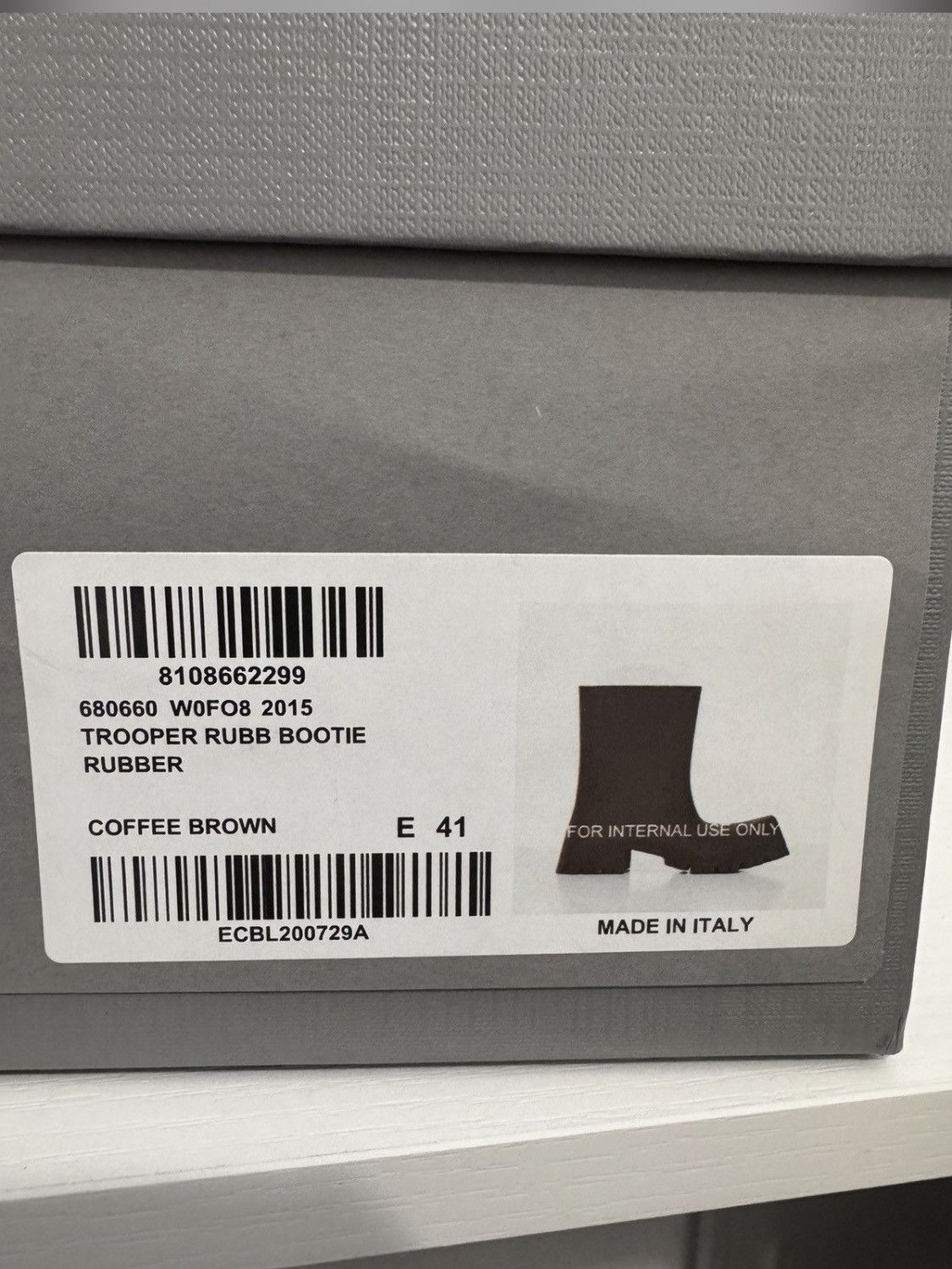 Balenciaga Balenciaga Trooper Rubber Boot Size US 8 / EU 41 - 8 Thumbnail