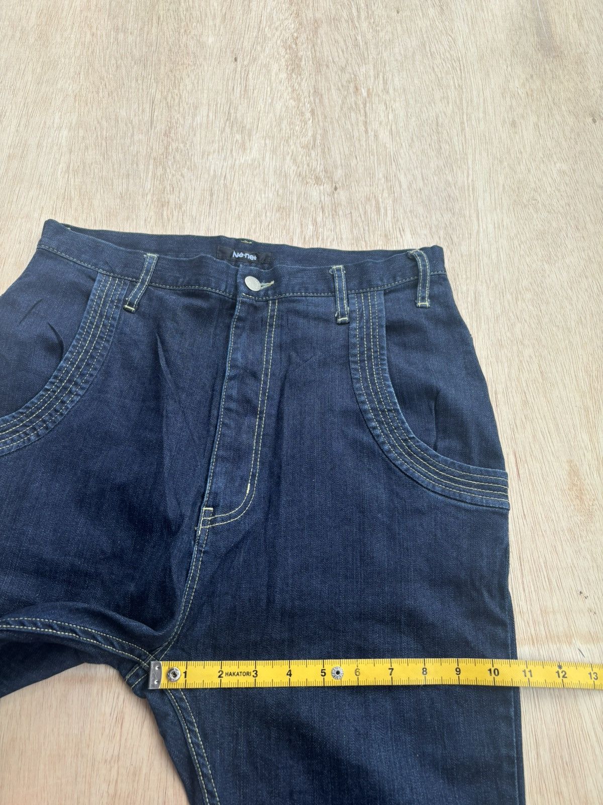 Issey Miyake × Japanese Brand × Ne-Net Ne-Net By Issey Miyake Denim Pants Size US 32 / EU 48 - 13 Thumbnail