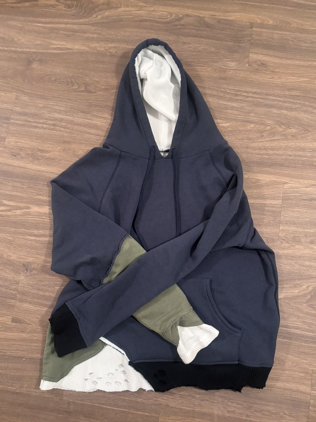 Greg Lauren Greg Lauren Fragment Hoodie Size 4 XXL Fit Size US XXL / EU 58 / 5 - 2 Thumbnail