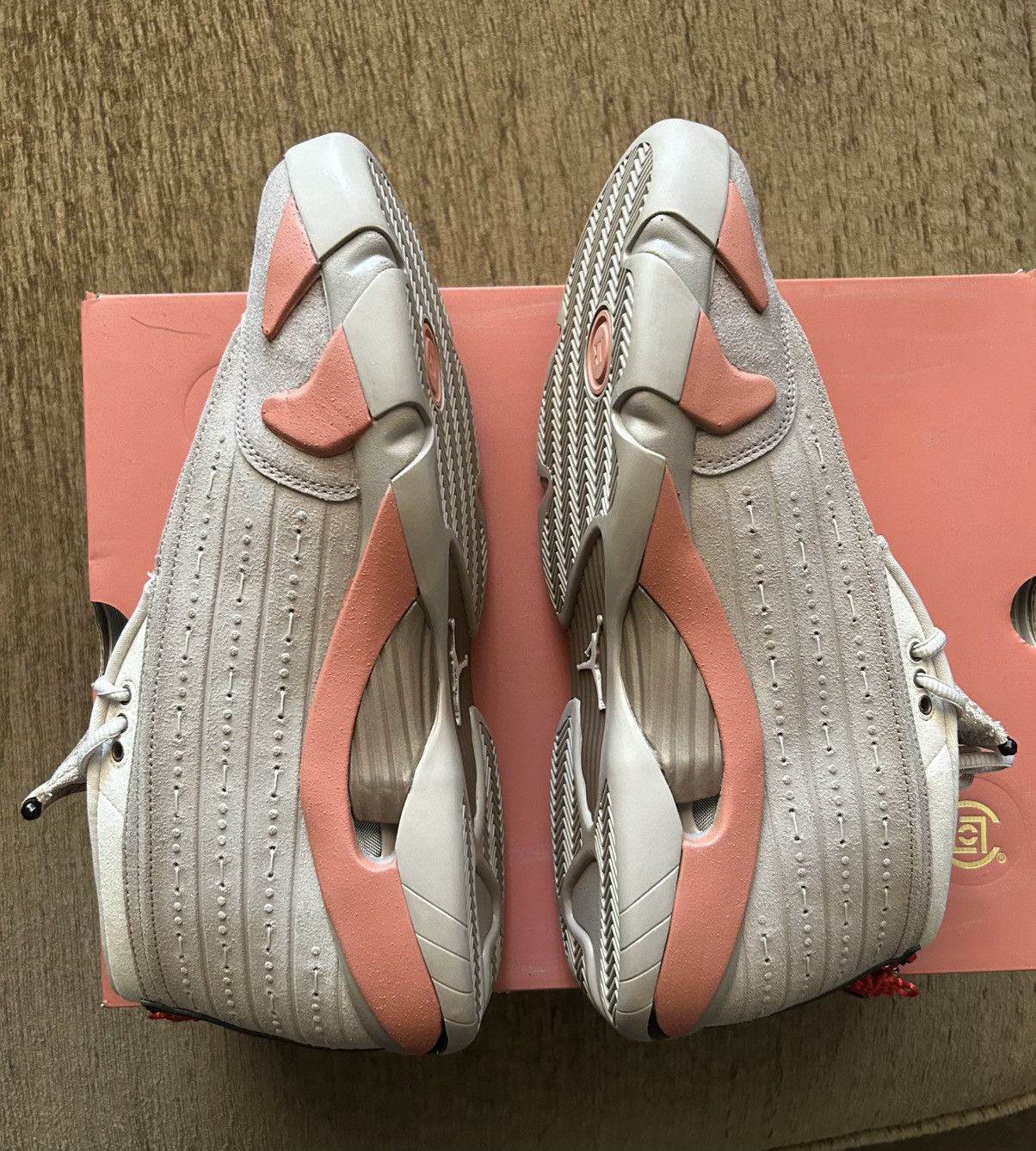 CLOT × Jordan Brand Jordan 14 Retro Low CLOT Size US 12 / EU 45 - 4 Thumbnail