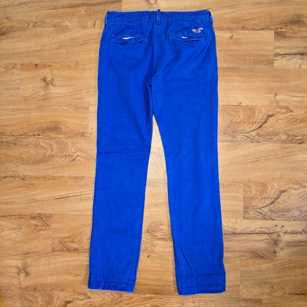 Hollister Hollister Blue Chino Pants Classic Fit 32x34 Mens Modern Size US 32 / EU 48 - 8 Thumbnail