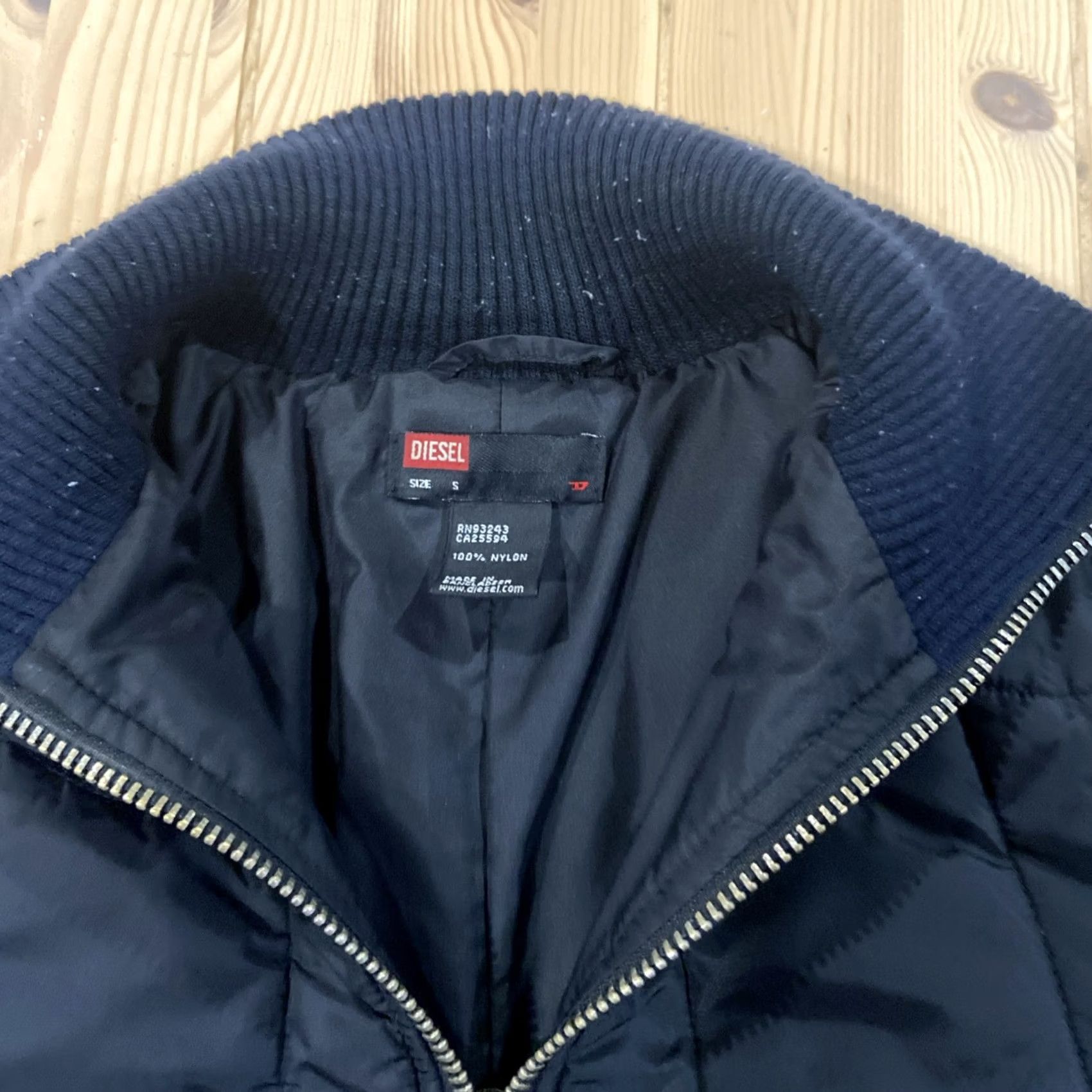 Diesel Diesel Womens Collared Puffer Jacket Size S Black Size S / US 4 / IT 40 - 7 Thumbnail