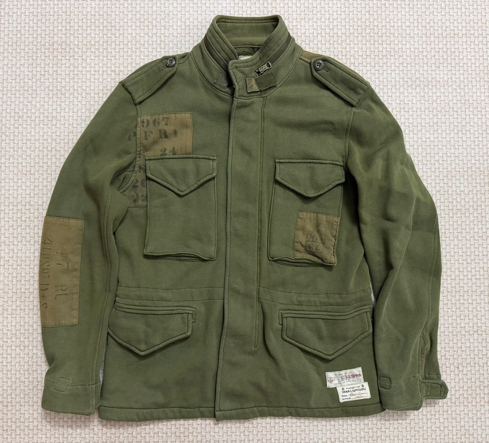 Denim & Supply Ralph Lauren RL Denim Supply Fleece Jacket S Size US S / EU 44-46 / 1 - 1 Thumbnail