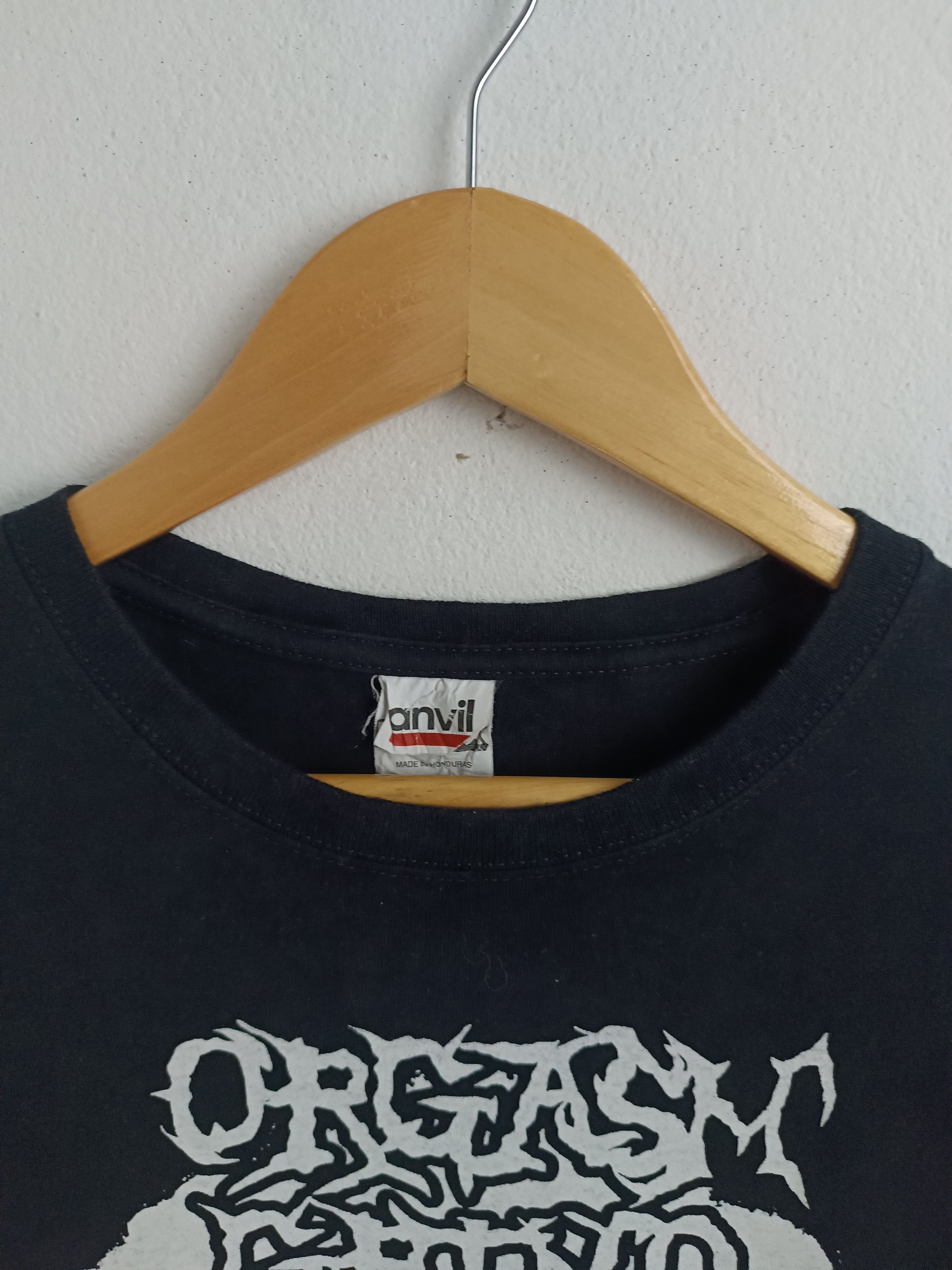 Band Tees VINTAGE Y2K ORGASM GRIND DISRUPTION JAPAN GRINDCORE METAL Ts Size US S / EU 44-46 / 1 - 8 Thumbnail
