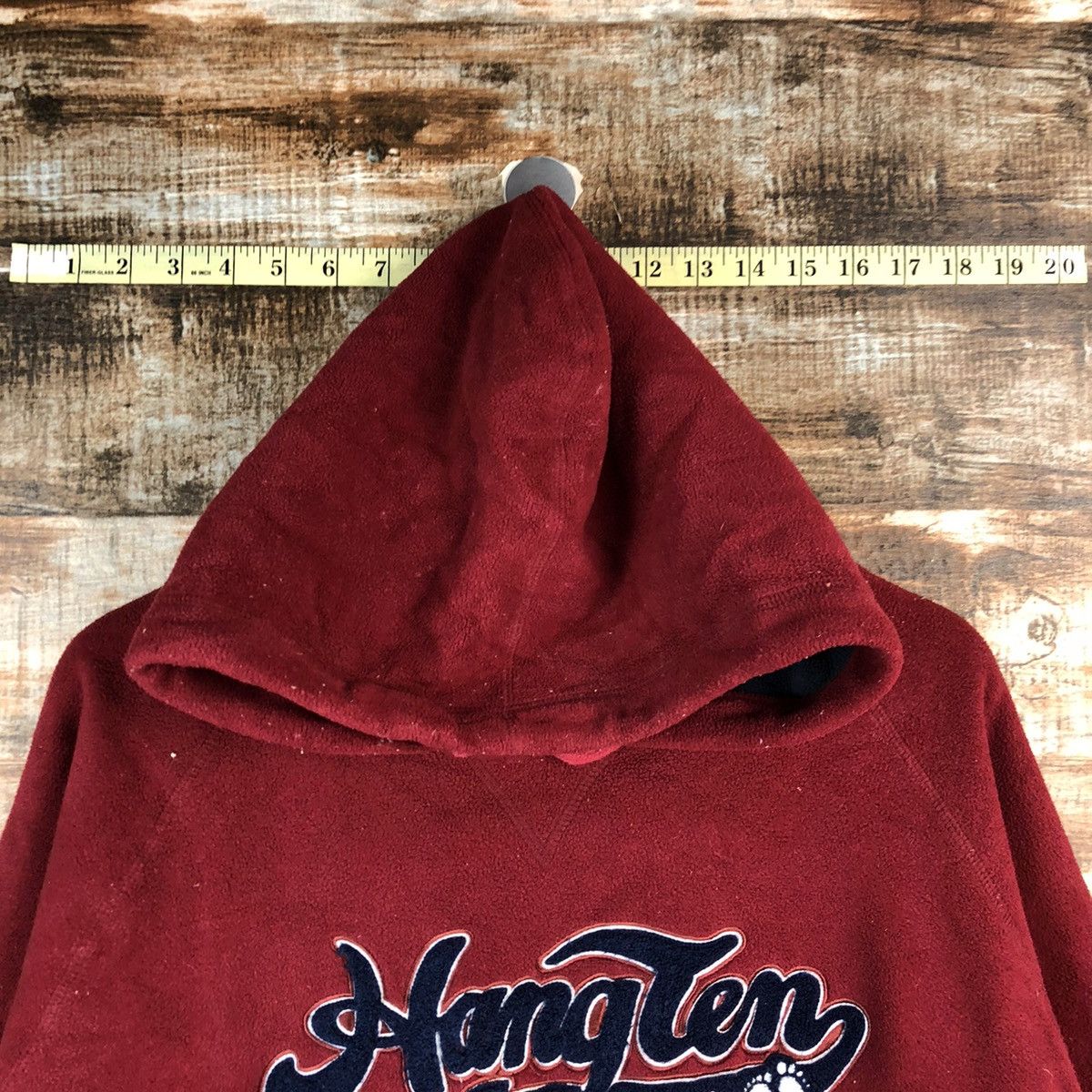 Hang Ten × Vintage Hang Ten vintage spell out Red Hoodie #A2508 Size US M / EU 48-50 / 2 - 4 Thumbnail