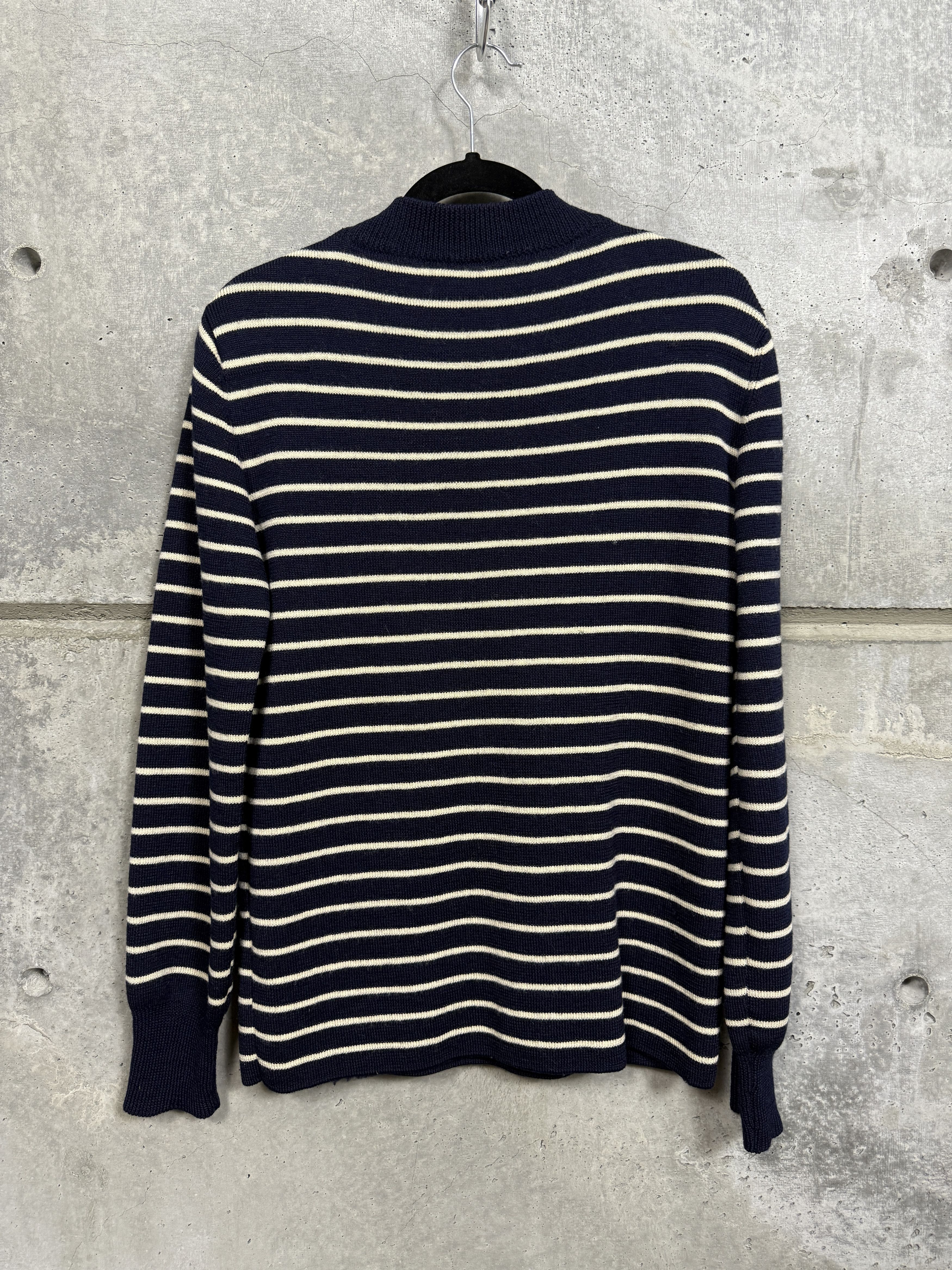 Dior DIOR HOMME Hedi Slimane RARE Striped Navy Knit Sweater | Grailed