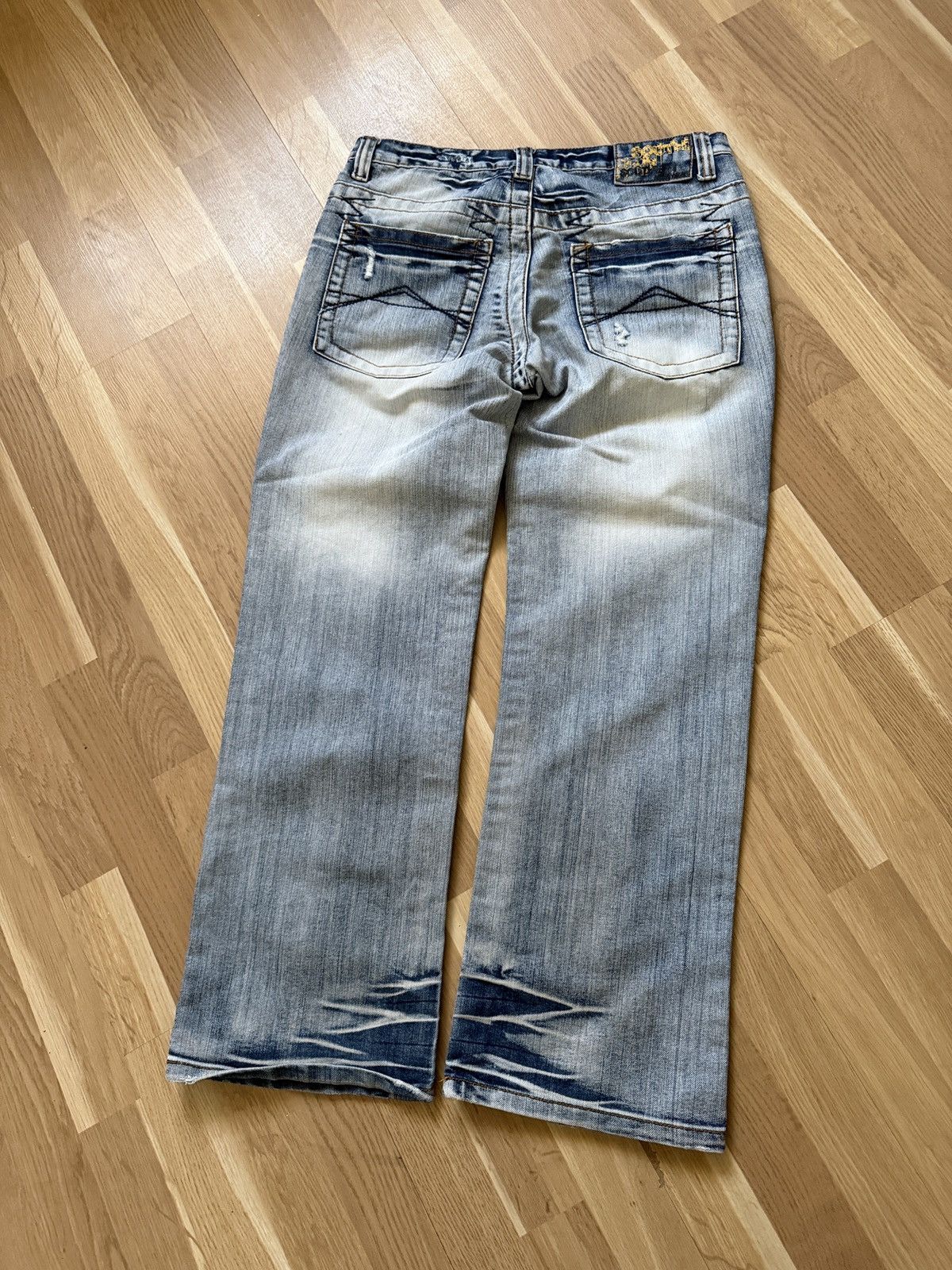If Six Was Nine Vintage Baggy Faded Washed Y2K Jeans If Six Was Nine Style Size US 33 - 7 Thumbnail
