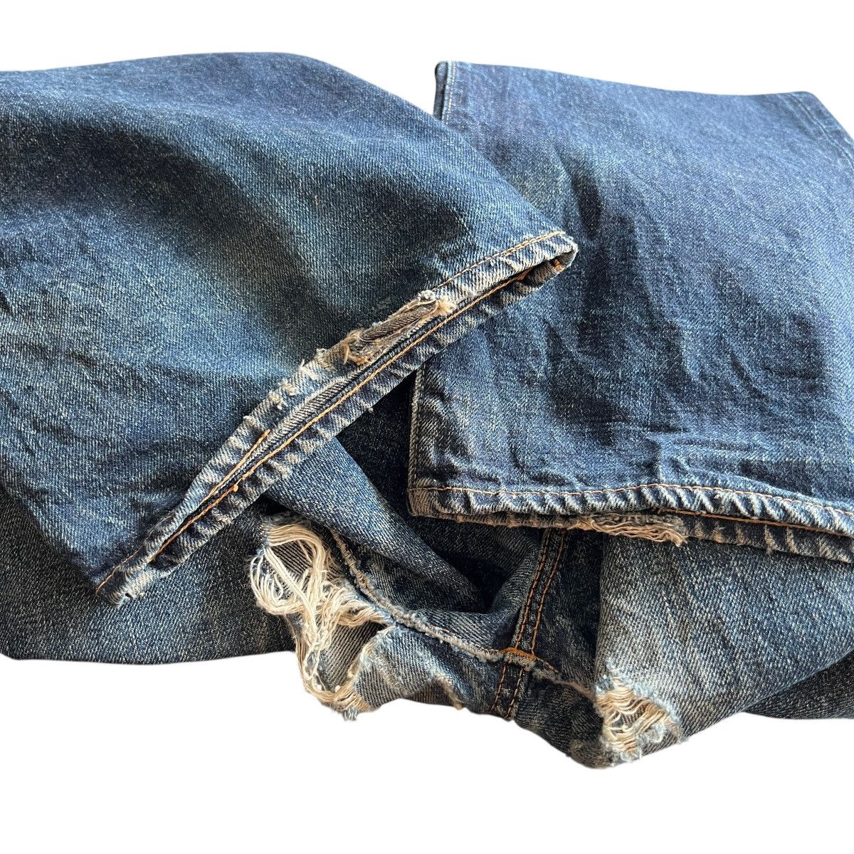Denime 🔥 Denime Authentic Lot 669 Selvedge Hidden Rivet Denim Jeans Size US 30 / EU 46 - 19 Thumbnail