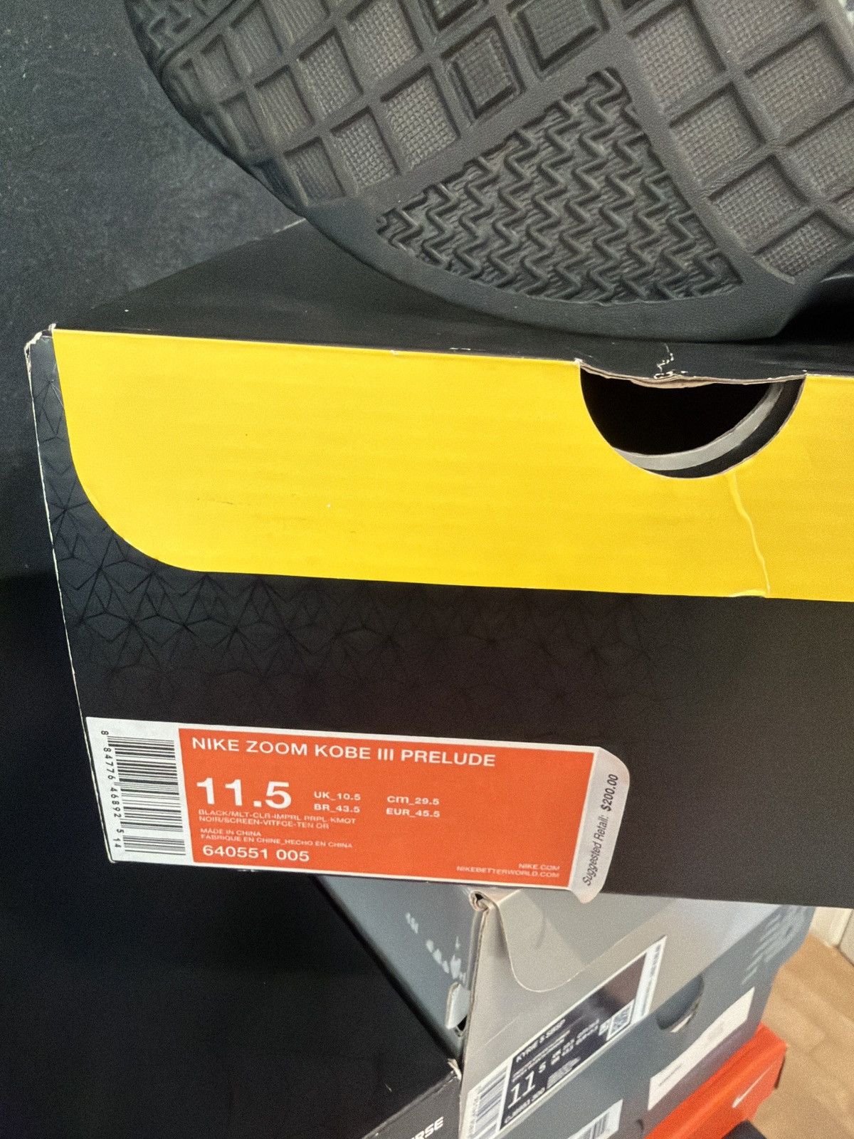Nike Nike Kobe 3 Prelude Pack Size 11.5 with Box Size US 11.5 / EU 44-45 - 6 Thumbnail