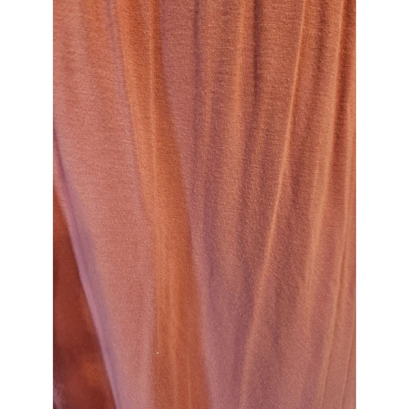 Vintage Susan Graver Blouse Shirt 2X Pink Textured Trim Mauve Long Sleeve Round Neck Casual Business Travel Women Plus Fit: Regular, Stretch, Easy Care Size XXL / US 16-18 / IT 52-54 - 3 Thumbnail
