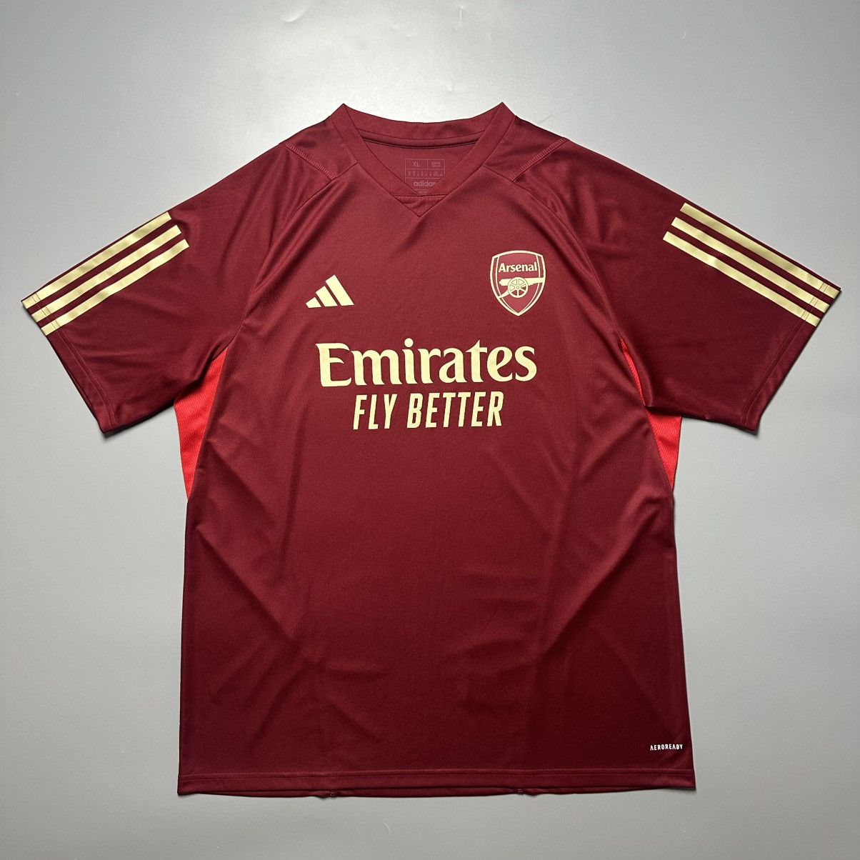 Vintage ARSENAL ADIDAS 2023/2024 FOOTBALL SOCCER TRAINING JERSEY Size US XL / EU 56 / 4 - 1 Thumbnail