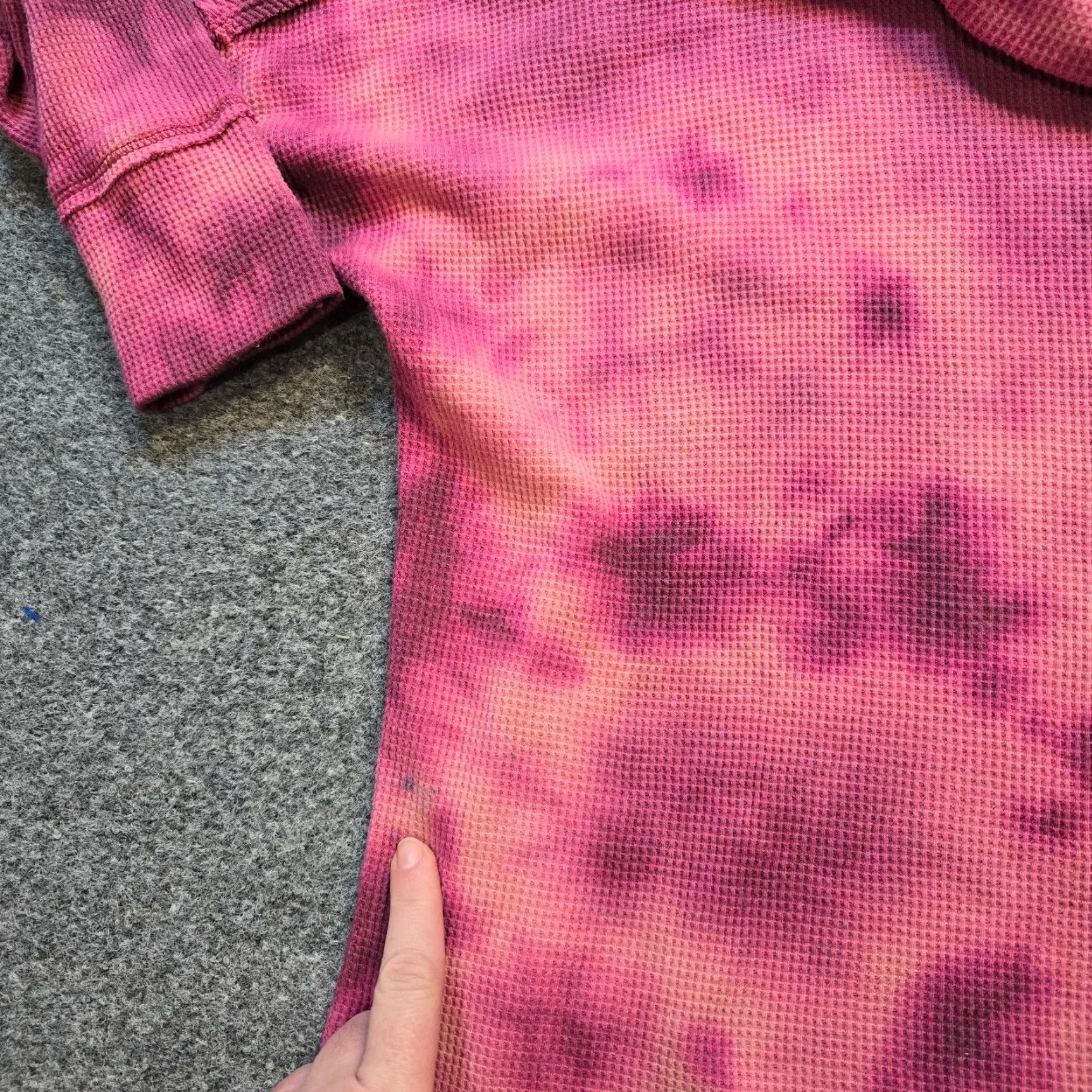 Vintage Maeve Anthropologie Top Shirt Womens Size S Pink Tie Dye Cowl Neck Casual Boho Knit Cotton Long Sleeve Fall Winter Spring Vintage: No Womens Size S / US 4 / IT 40 - 5 Thumbnail
