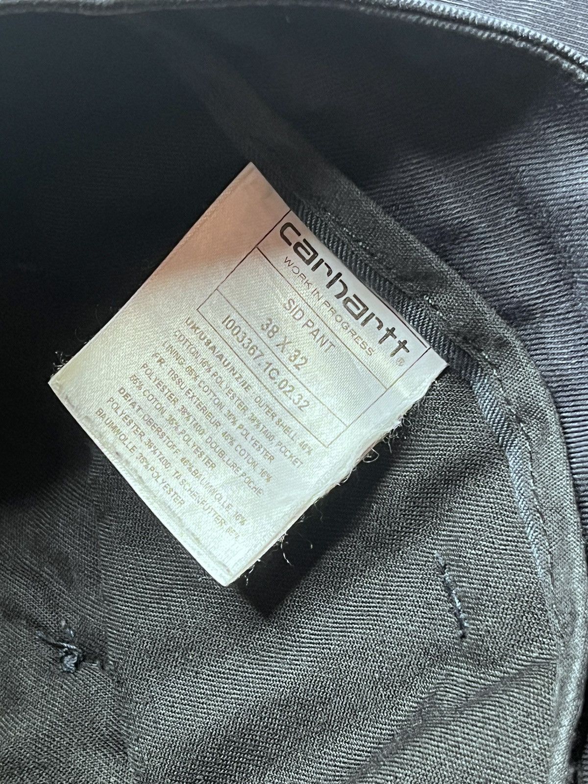 Carhartt Carhartt Sid Pant 38x32 Dark Blue Box Logo Size US 40 / EU 56 - 7 Thumbnail