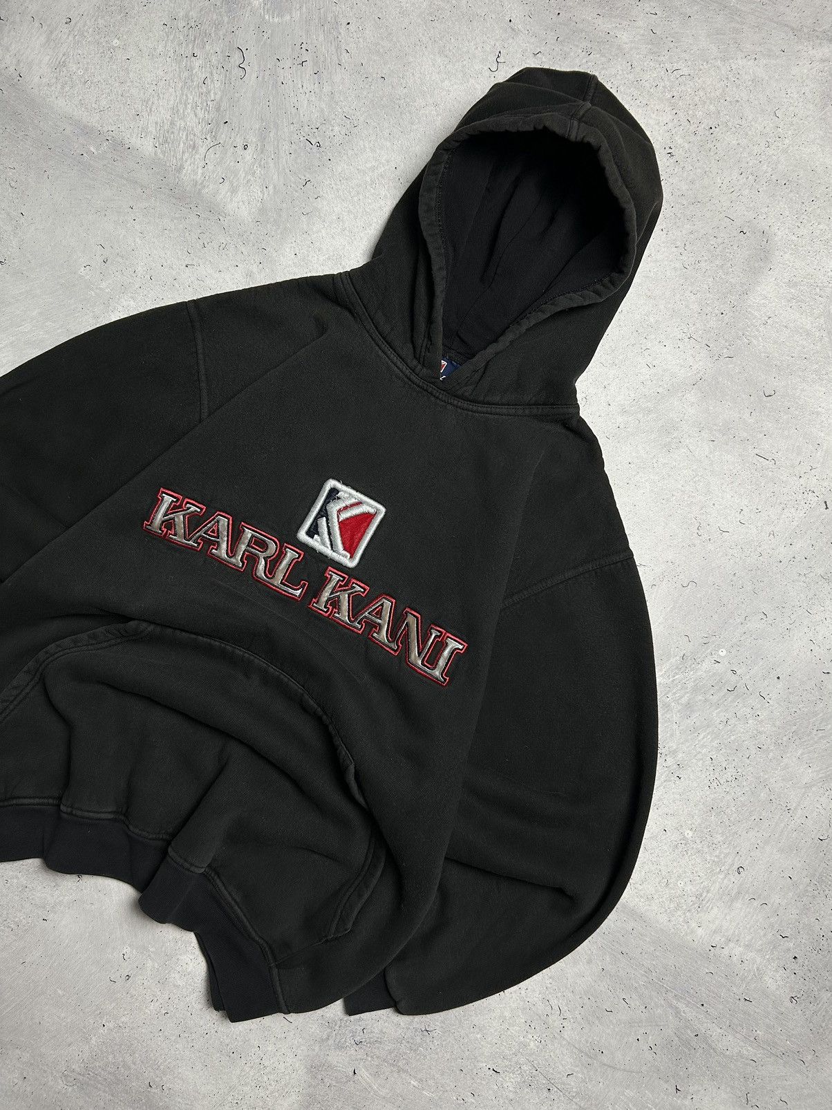 Karl Kani Vintage 90s Karl Kani 2Pac Style Distressed Hip Hop Hoodie Size US XL / EU 56 / 4 - 9 Thumbnail