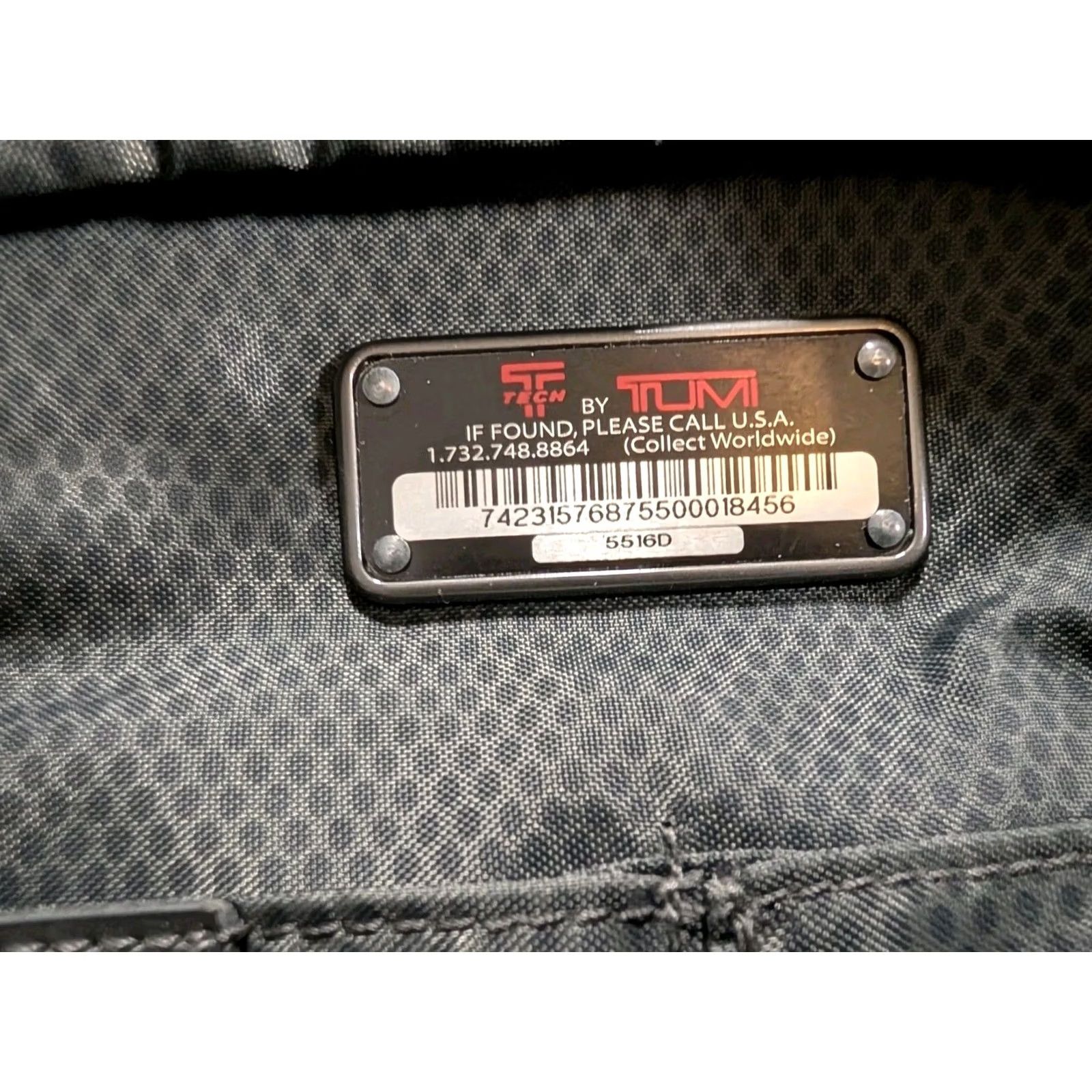 Tumi Tumi Backpack Rucksack 5516 Black Unisex Adults Nylon Bag 16in 13in 7.5in Expandable Gusset Size ONE SIZE - 6 Thumbnail