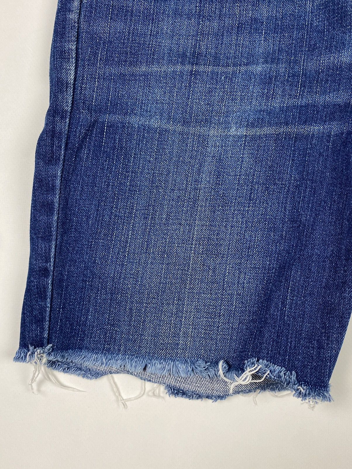 Levi's 2000’s Vintage Levi’s 646 Orange Tab Cut Off Denim Shorts Size US 31 - 6 Thumbnail