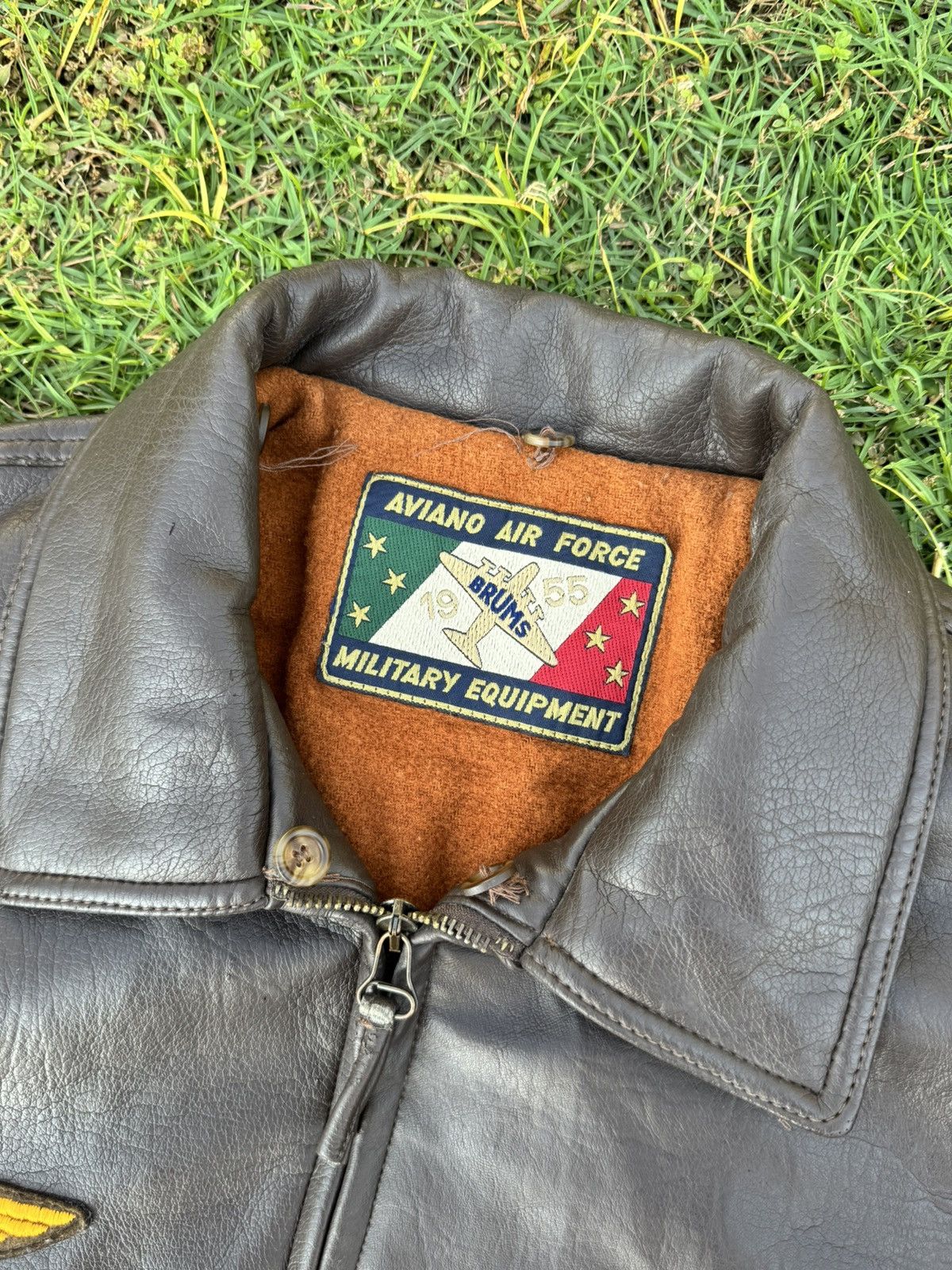 Vintage Jacket BRUMS COAT AVIANO AIR FORCE MILITARY EQUIPMENT Size US M / EU 48-50 / 2 - 7 Thumbnail