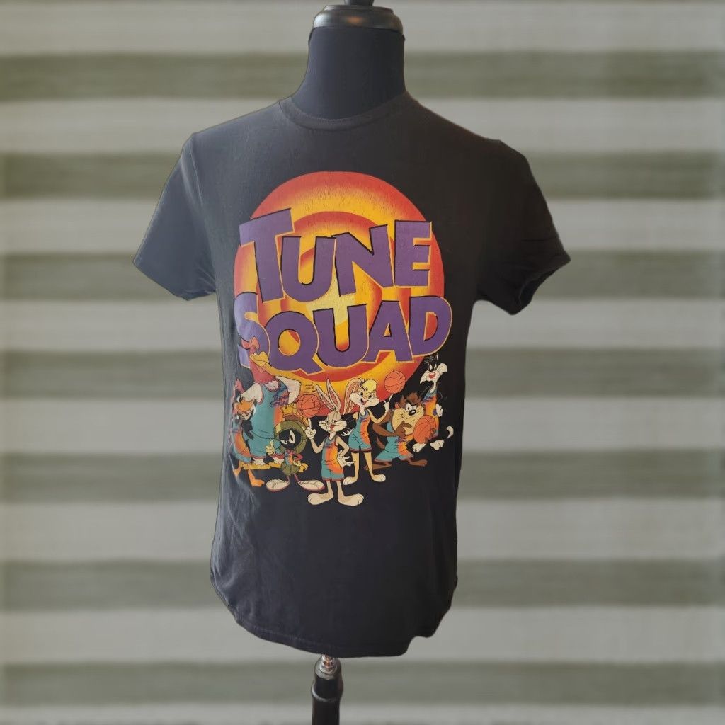 Vintage VINTAGE Men’s Space Jam Legacy Tune Squad Looney Tunes Bugs Black T-shirt Sz Medium Size US M / EU 48-50 / 2 - 1 Thumbnail