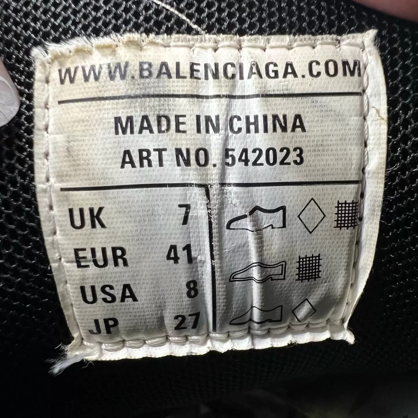 Balenciaga Balenciaga Track Black 41 (Original Box) Size US 8 / EU 41 - 8 Thumbnail