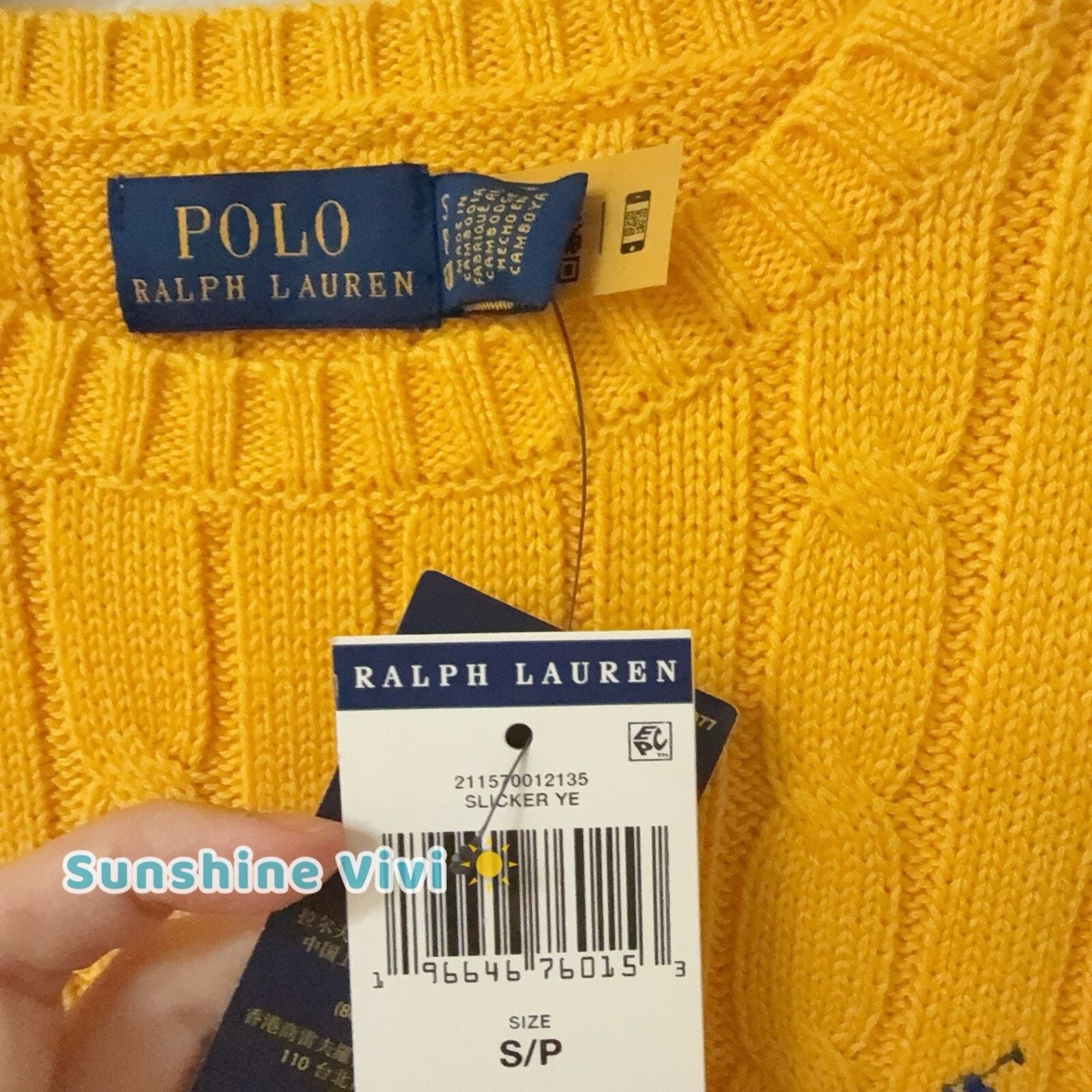 Polo Ralph Lauren NEW Polo Ralph Lauren Cotton Cable Knit Crew Neck Sweater Size S / US 4 / IT 40 - 4 Thumbnail