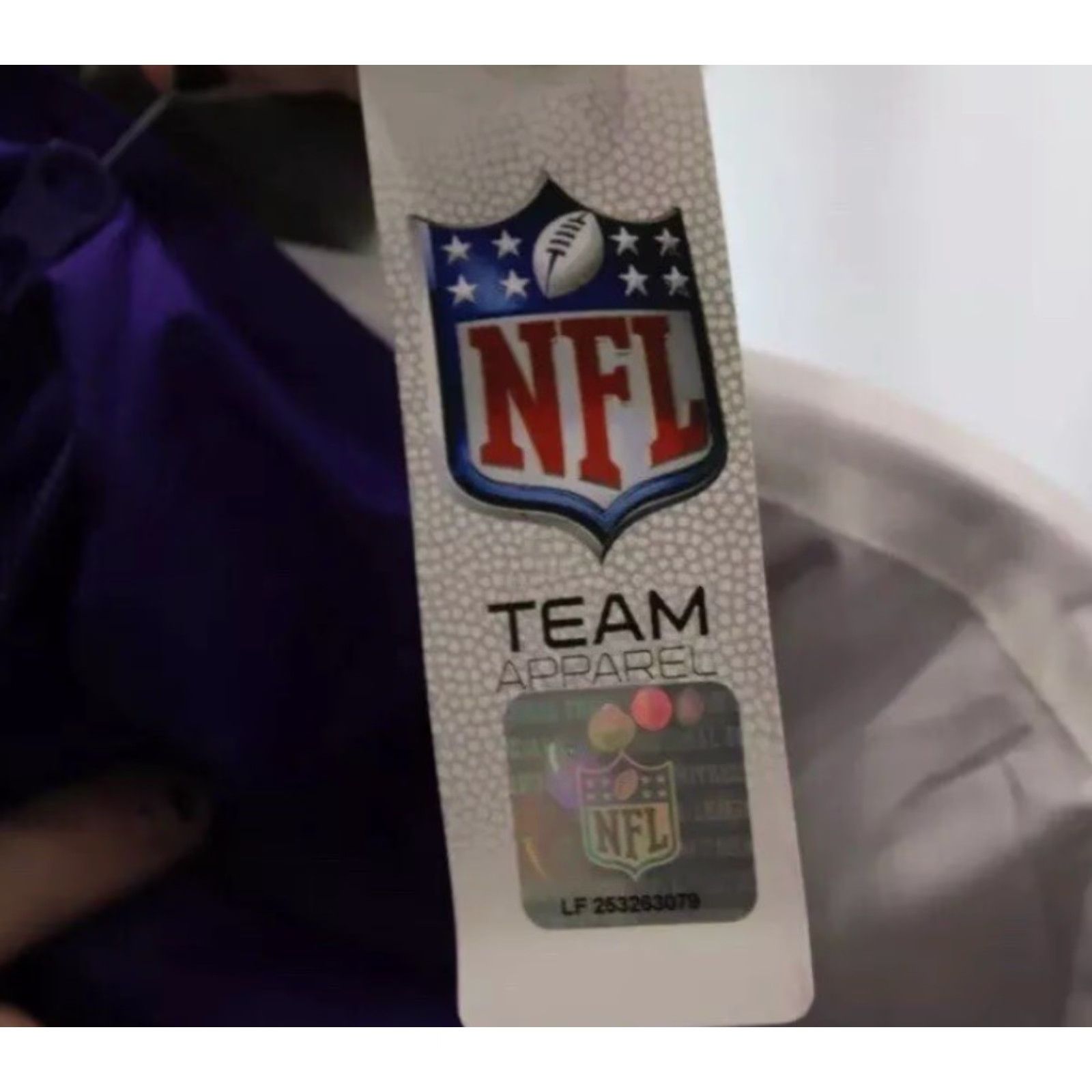 NFL NFL Team Apparel Jacket Men XL Purple Minnesota Vikings Windbreaker Mens Size US XL / EU 56 / 4 - 3 Thumbnail