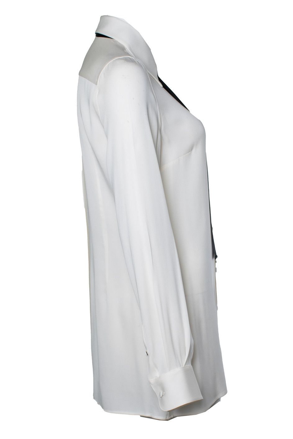 Dolce & Gabbana Dolce & Gabbana, white shirt with black bow Size S / US 4 / IT 40 - 2 Thumbnail