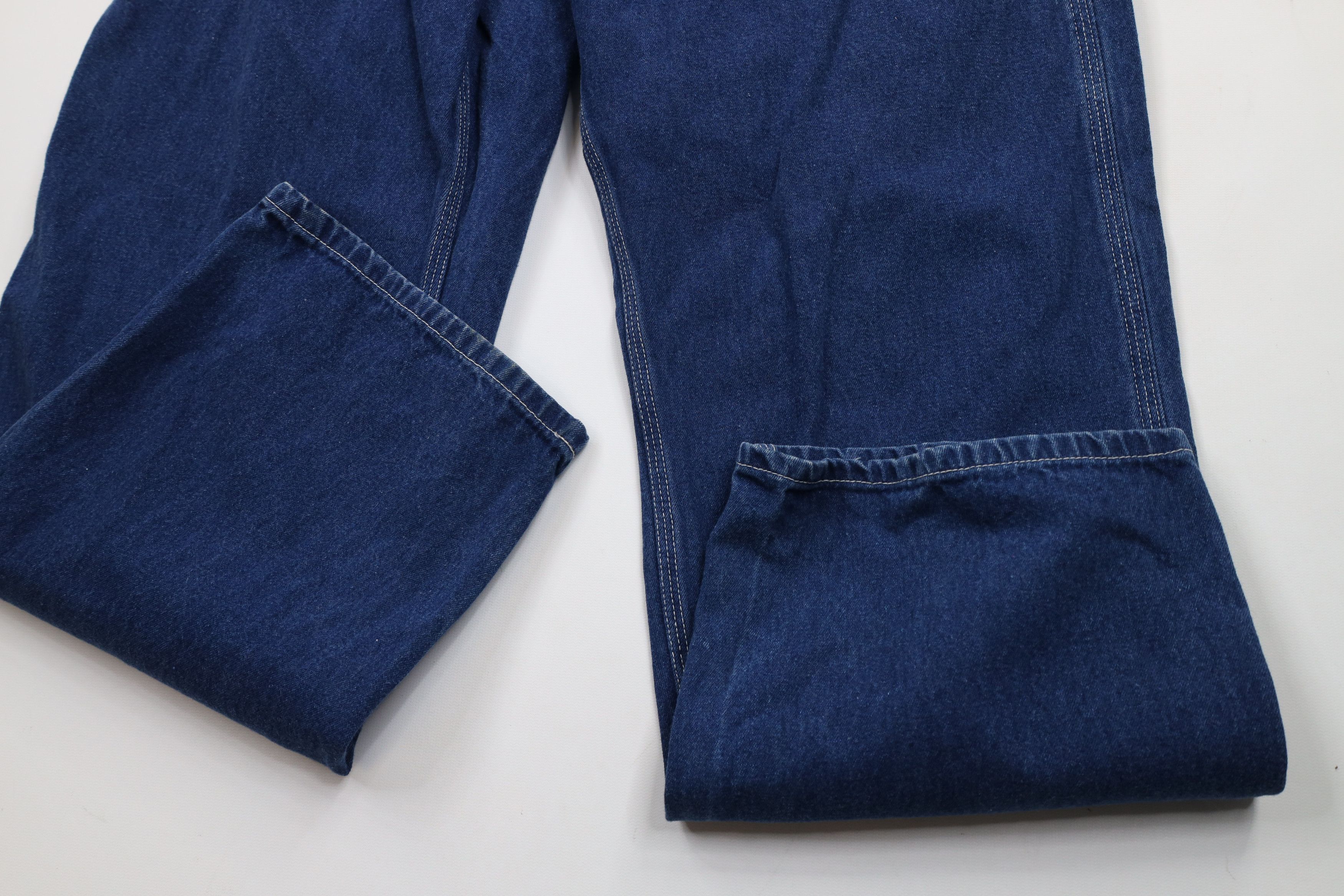 Carhartt × Vintage Vintage 90s Carhartt Spell Out Wide Leg Dungaree Denim Jeans Size US 36 / EU 52 - 6 Thumbnail