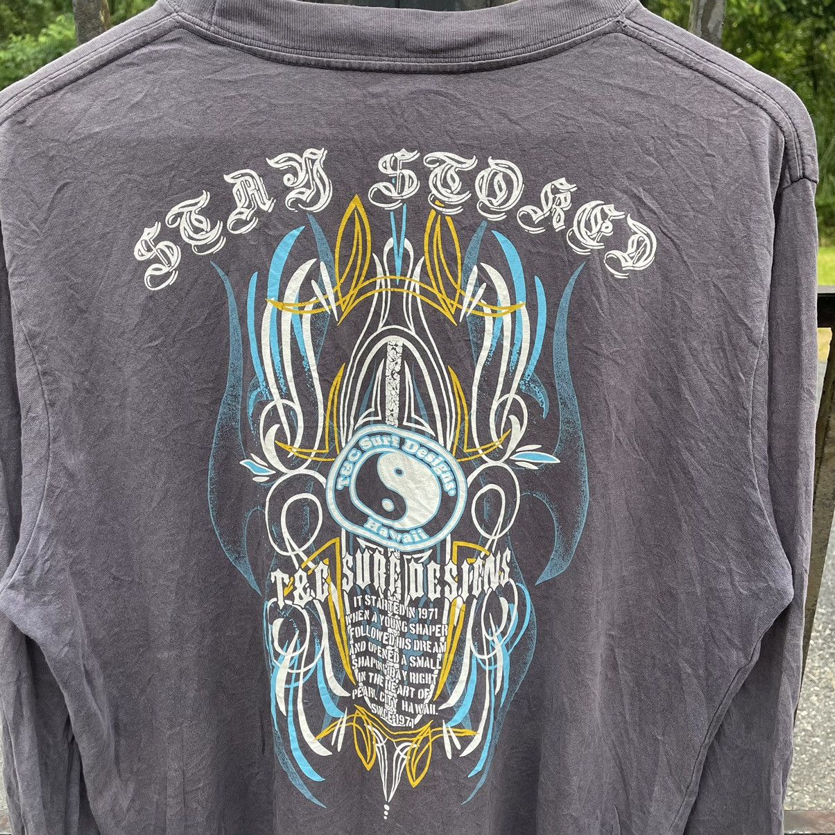 Vintage 🔥Vintage Hawaiin T&C Surf Big Logo Surfing Tee Size US XL / EU 56 / 4 - 2 Thumbnail