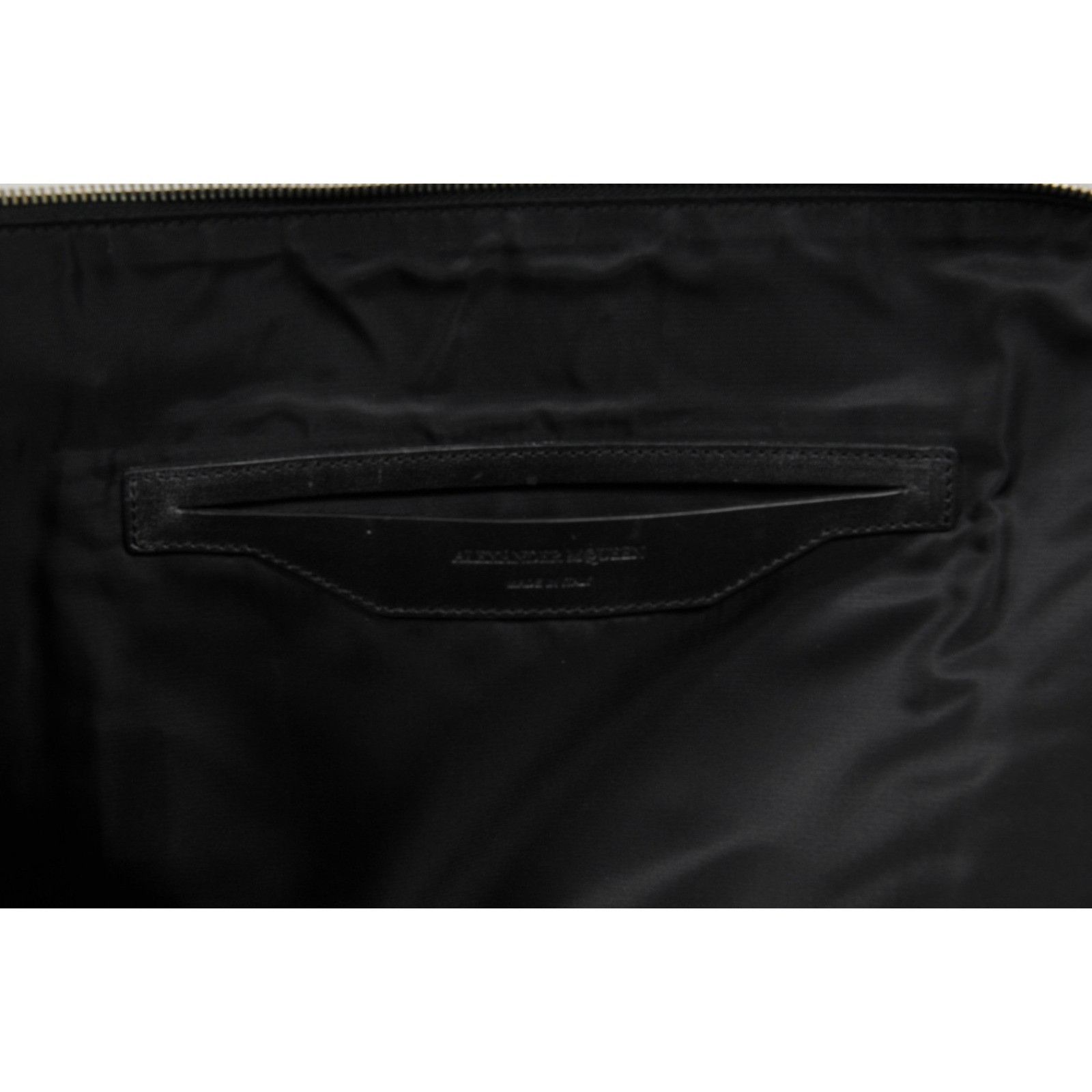 Alexander McQueen Grey Skull Camouflage Clutch Bag Zip Around Size ONE SIZE - 10 Thumbnail