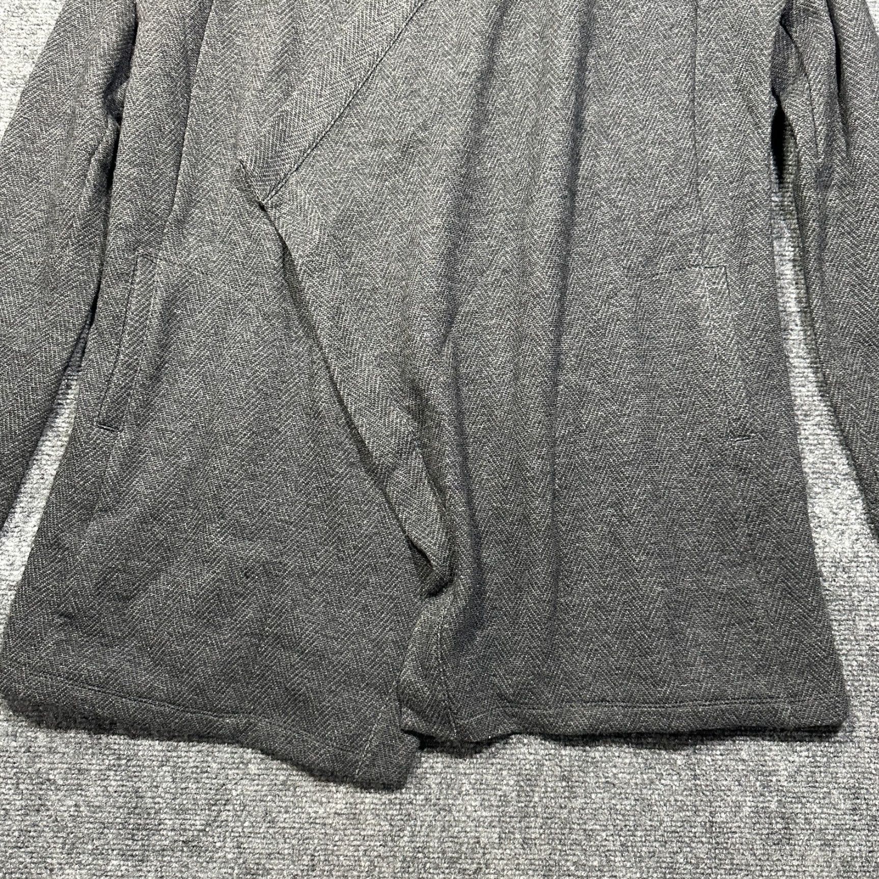 Banana Republic Banana Republic Cardigan Sweater Women XS Gray Cotton Blend Open Pockets Knit V-Neck Cardigan Size XS / US 0-2 / IT 36-38 - 2 Thumbnail