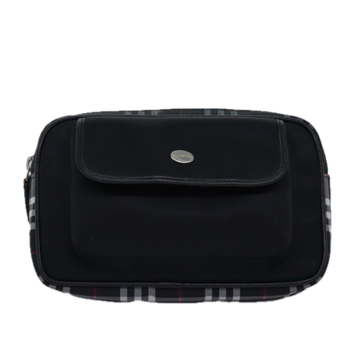 Burberry Nova Check Black Synthetic Shoulder Bag (Pre-Owned) Size ONE SIZE - 1 Thumbnail