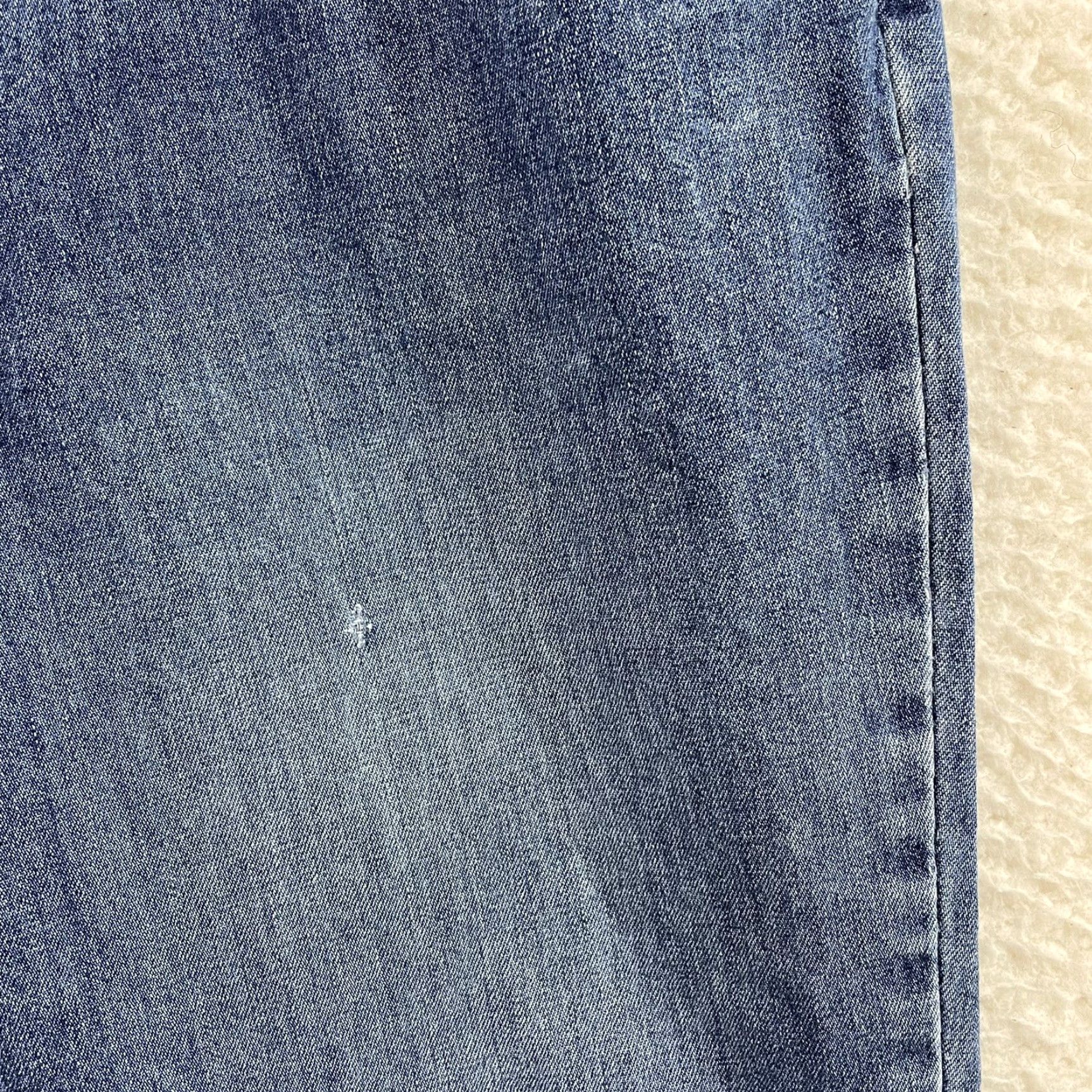 Vintage VINTAGE Bongo Bell Bottom Jeans 8 Mid Rise Blue Cotton 70s Look Womens 8/10 28/29 Size 30" / US 8 / IT 44 - 5 Thumbnail