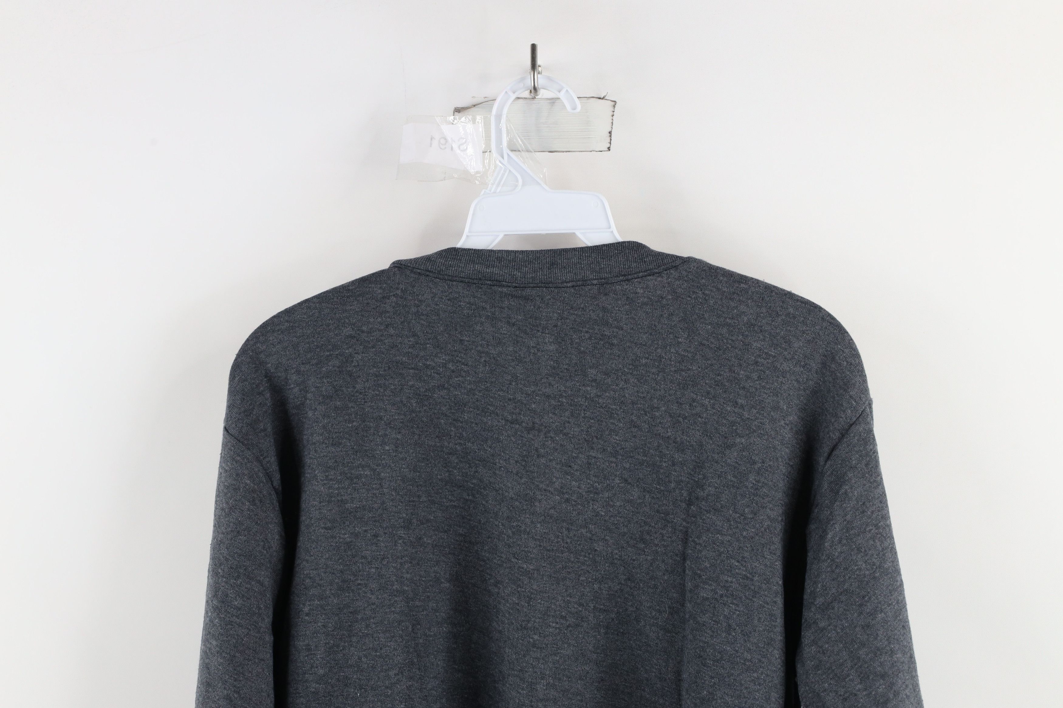 Vintage Vintage 90s Streetwear Long Sleeve T-Shirt Heather Gray Size US M / EU 48-50 / 2 - 6 Thumbnail