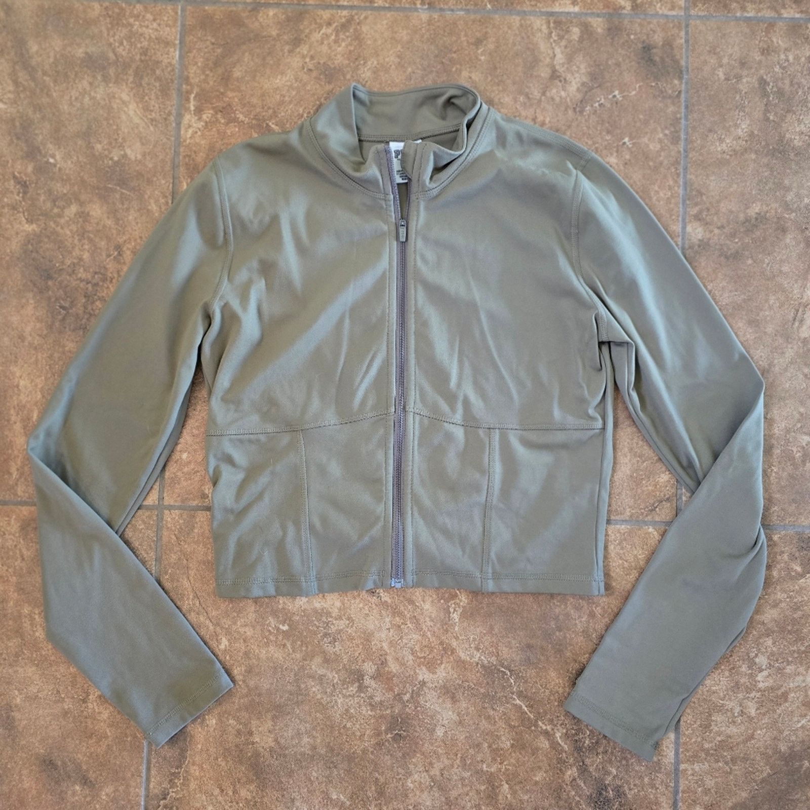 Victoria's Secret Desert Sand | VICTORIA SECRET | Cropped Zip Up Size M / US 6-8 / IT 42-44 - 1 Thumbnail