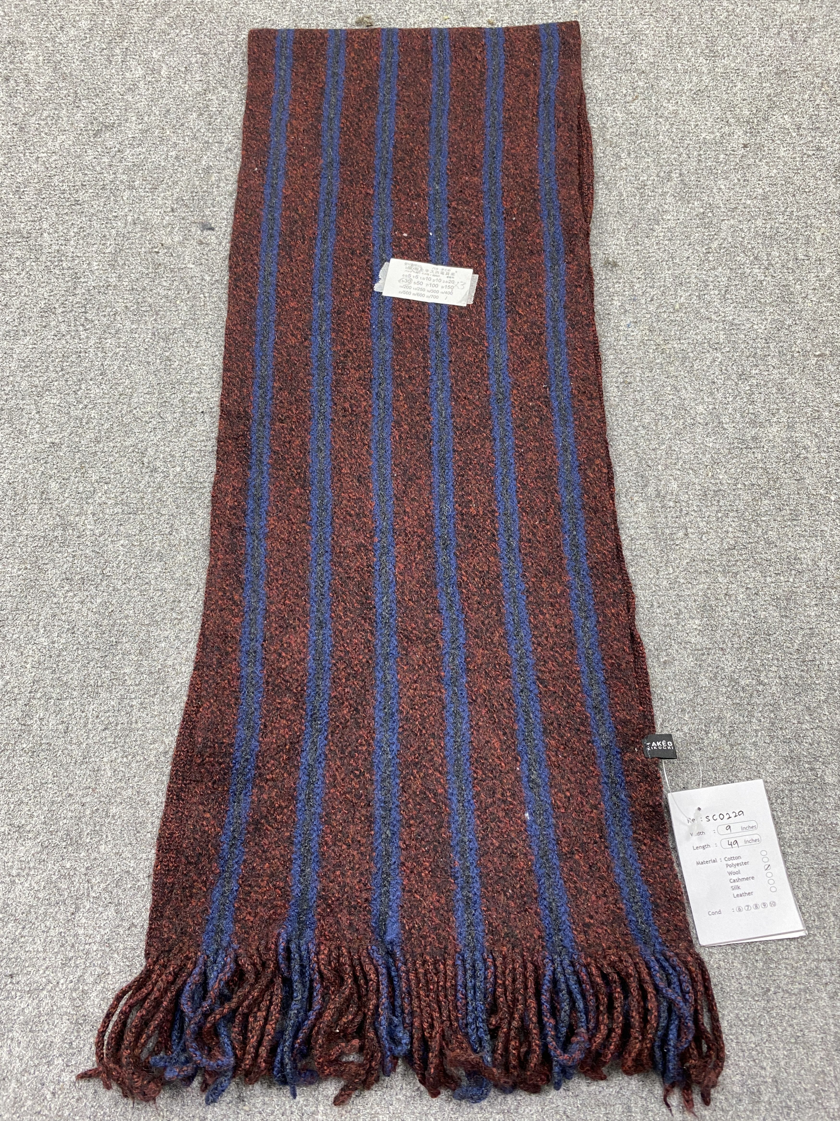 Other Takeo Kikuchi Scarf / Muffler / Neckwear - SC0229 Size ONE SIZE - 6 Thumbnail