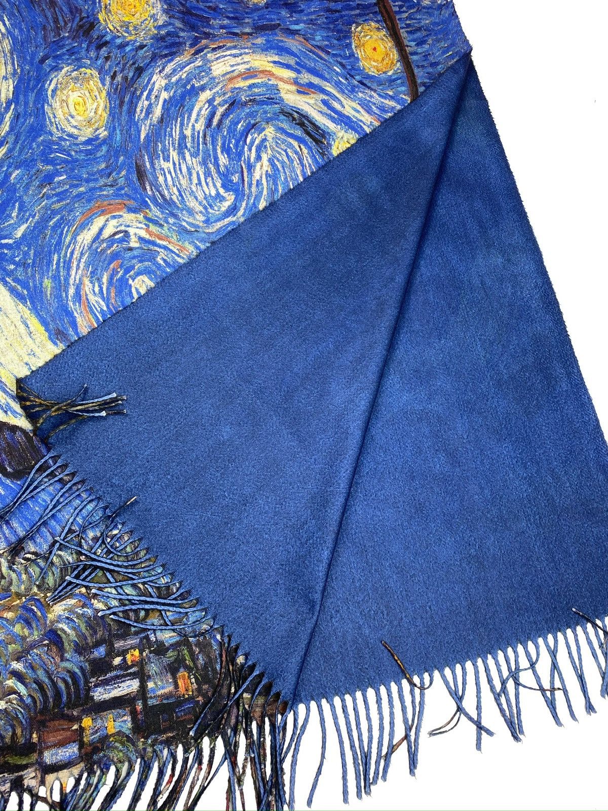 Other VAN GOGH STARTY NIGHT KNIT PRINTED SCARF BLUE SOFT 70 * 180 Size ONE SIZE - 5 Thumbnail