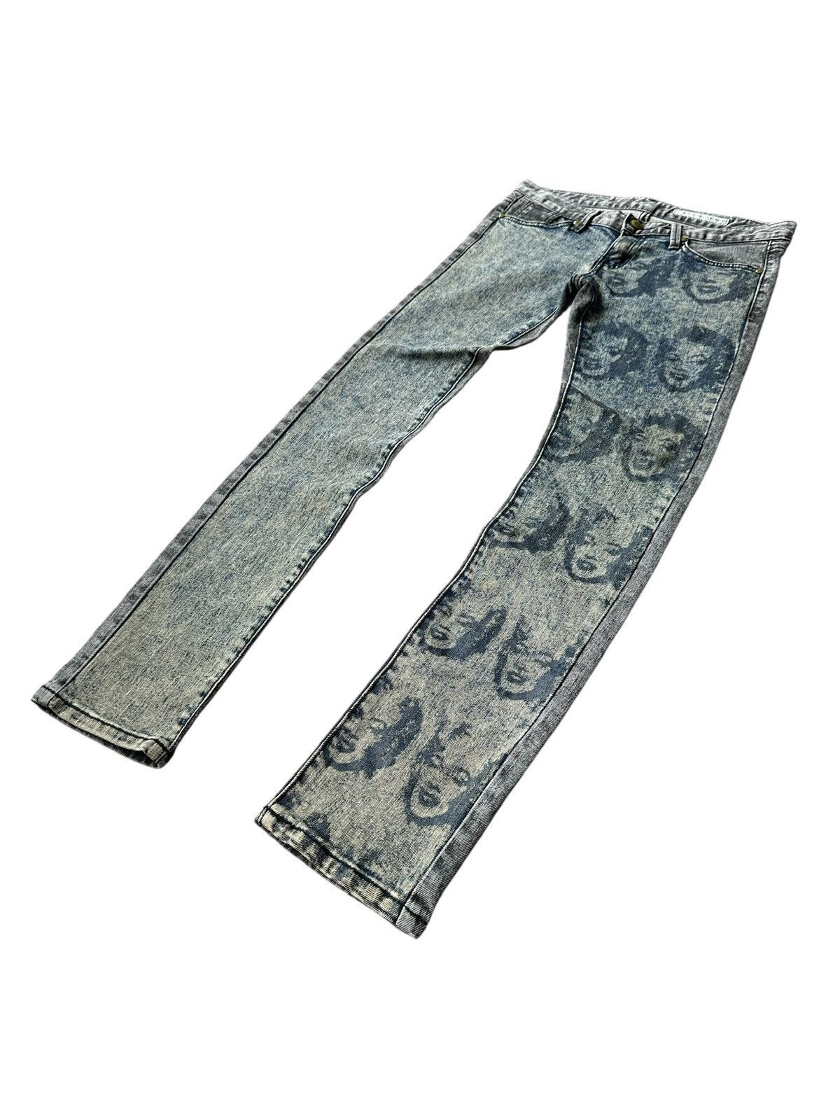If Six Was Nine 00's Cocablue trompe loeil '' Monroe '' jeans Size US 30 / EU 46 - 3 Thumbnail