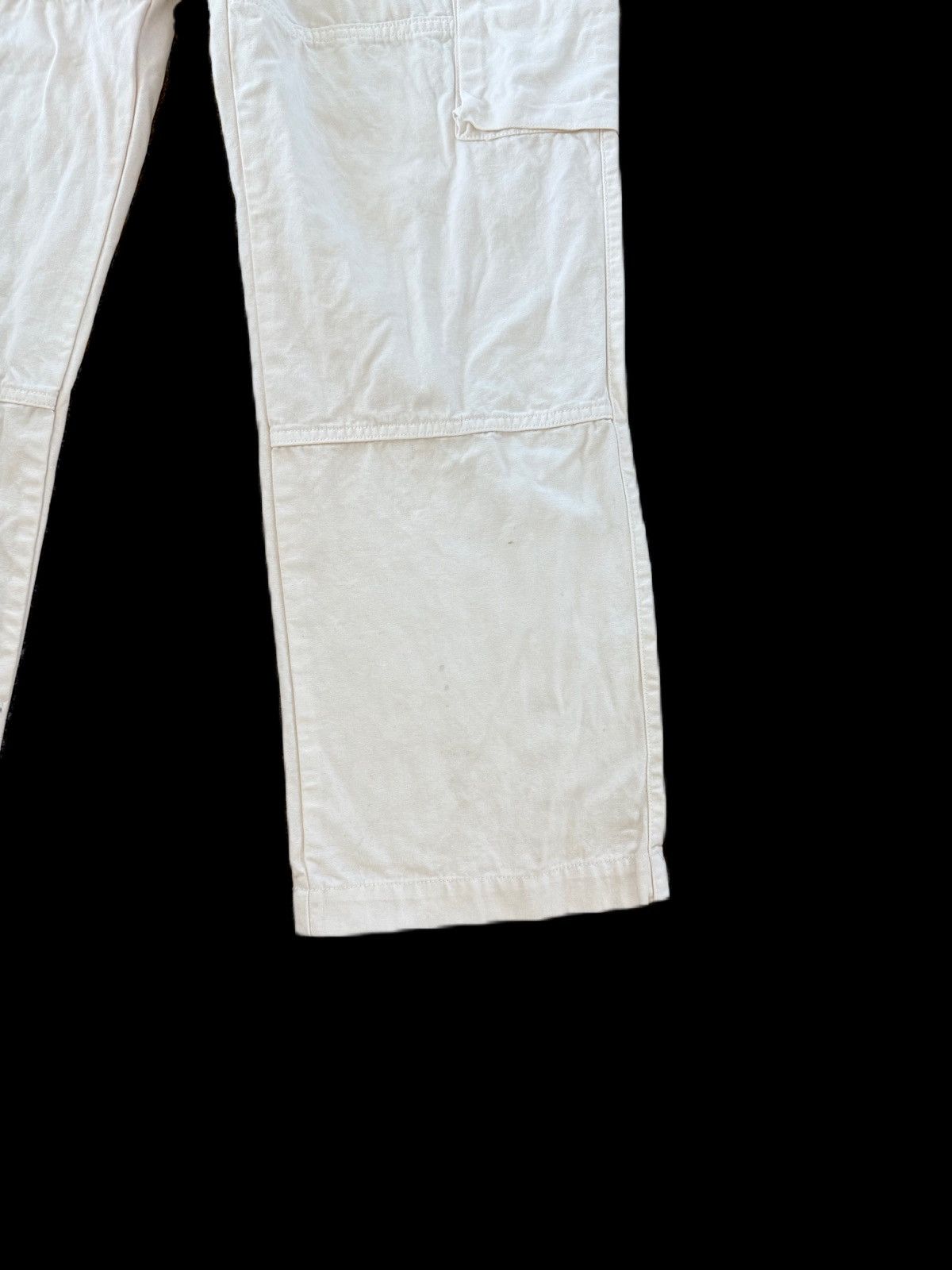 United Colors Of Benetton WHITE CARGO PANTS WORKWEAR STY UNITED COLOR OF BENAETTON Size US 31 - 5 Thumbnail