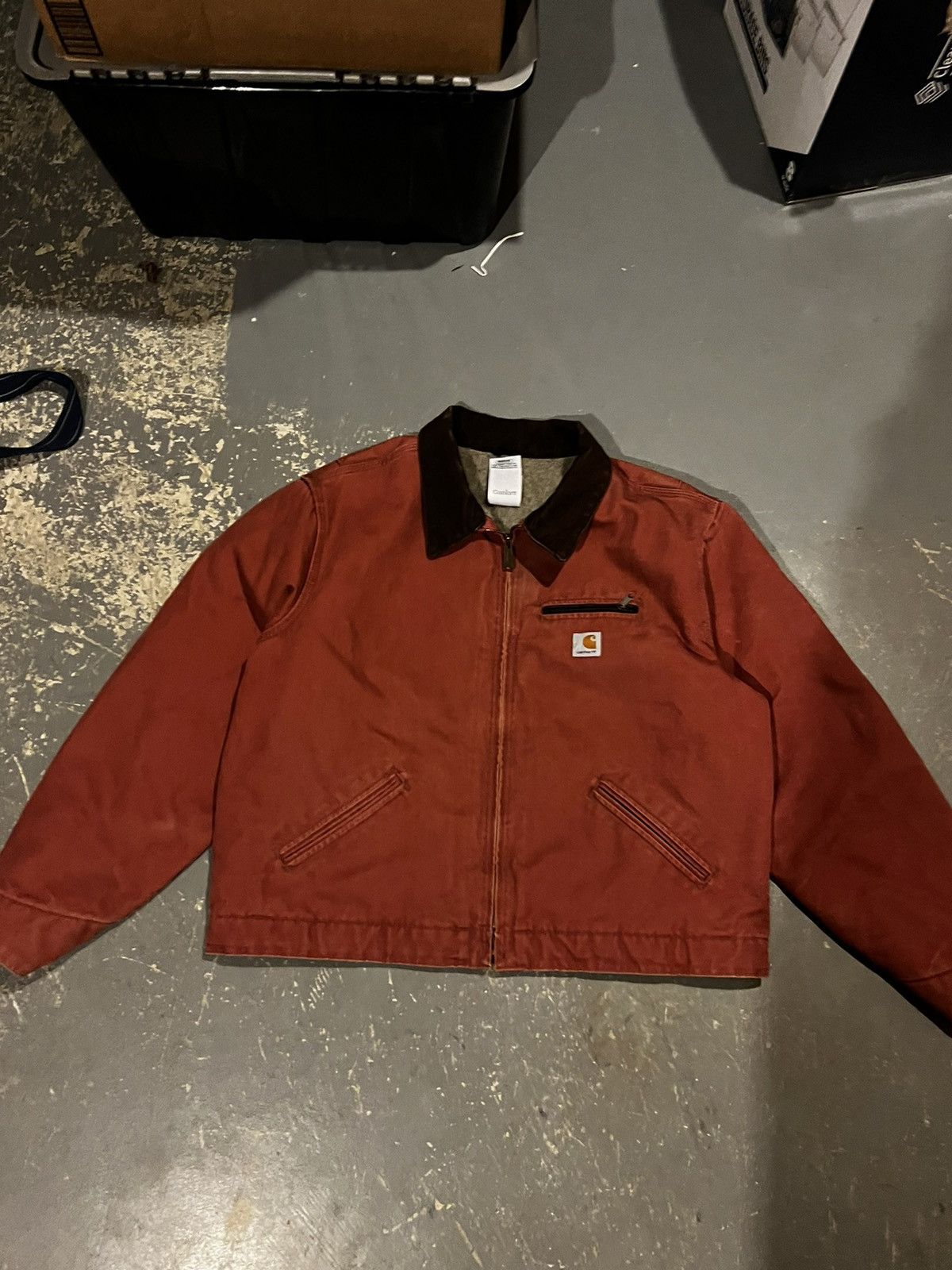 Carhartt Vintage Carhartt Detroit Jacket Salmon XXL Size US L / EU 52-54 / 3 - 1 Thumbnail