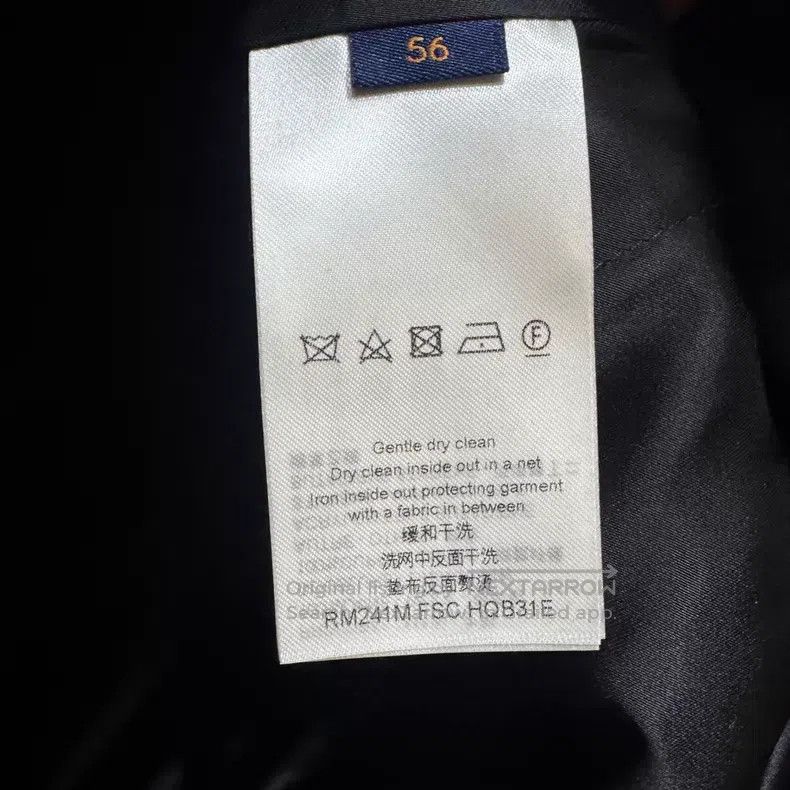 Louis Vuitton Louis Vuitton Fei-Dong Pearl Slogan Embroidered Logo Wool Size US XL / EU 56 / 4 - 4 Thumbnail