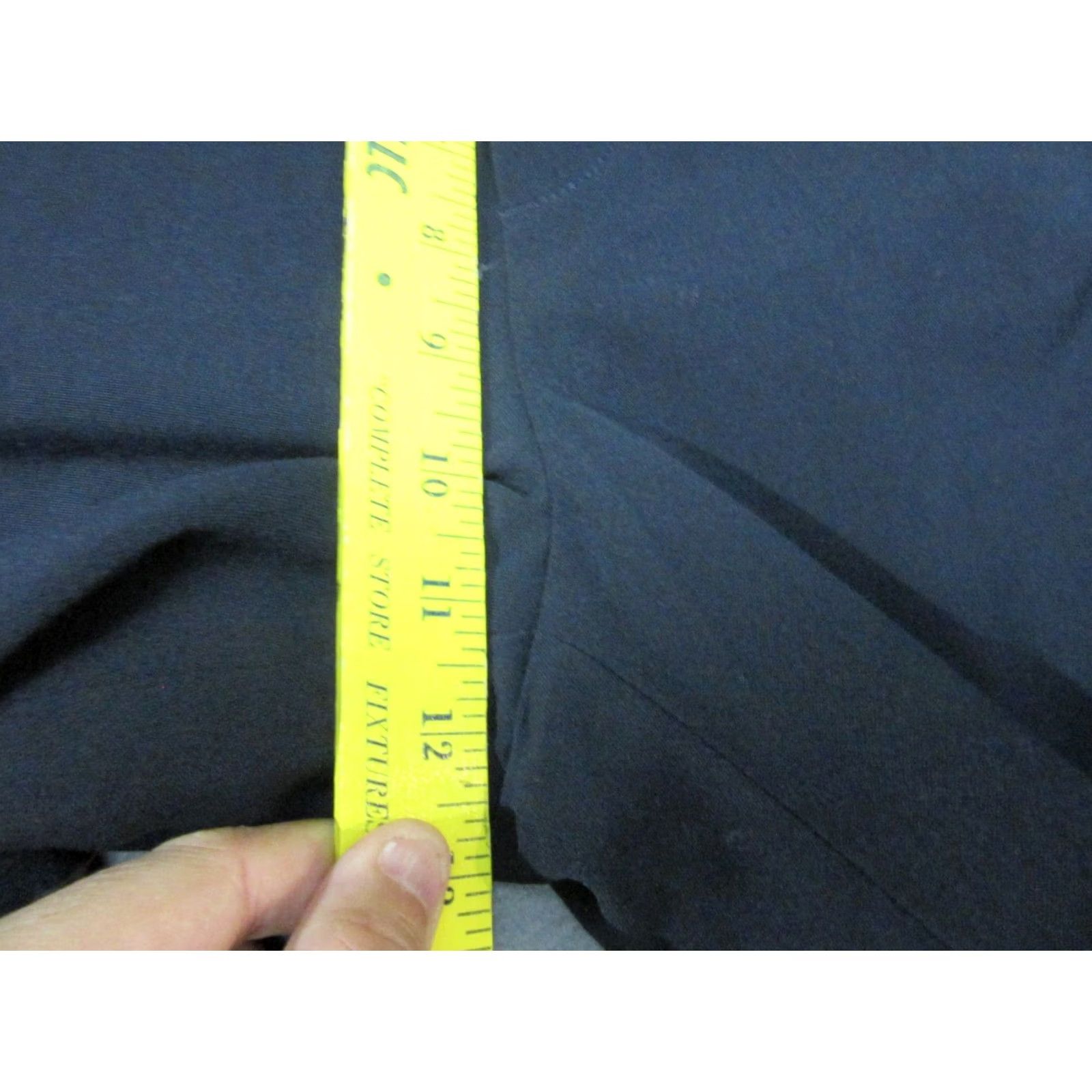 Banana Republic Banana Republic Womens Pants - Black Rayon Stretch High Rise Tapered Leg Pull On Size 34" / US 12 / IT 48 - 6 Thumbnail