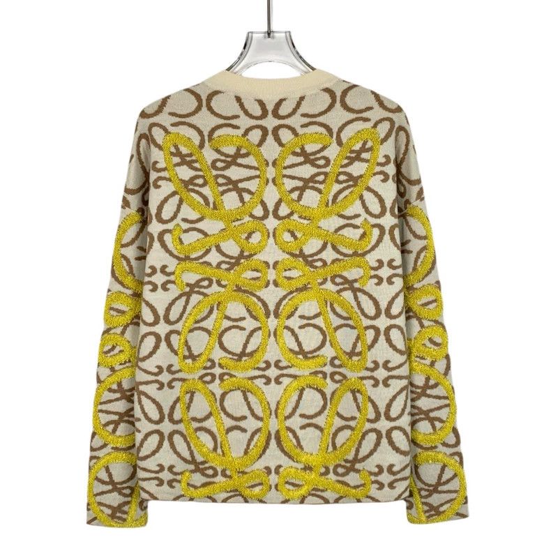 Loewe Loewe Colorful logo printed wool round neck long sleeve kn Size XS / US 0-2 / IT 36-38 - 2 Thumbnail